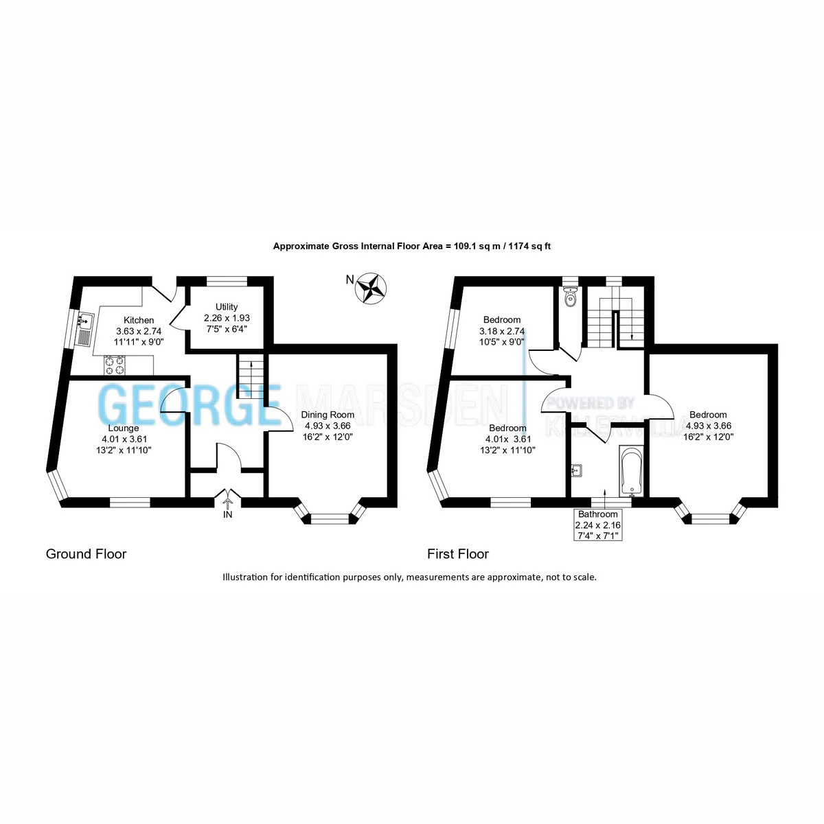 45, Trafalgar Road, Wigan floorplan