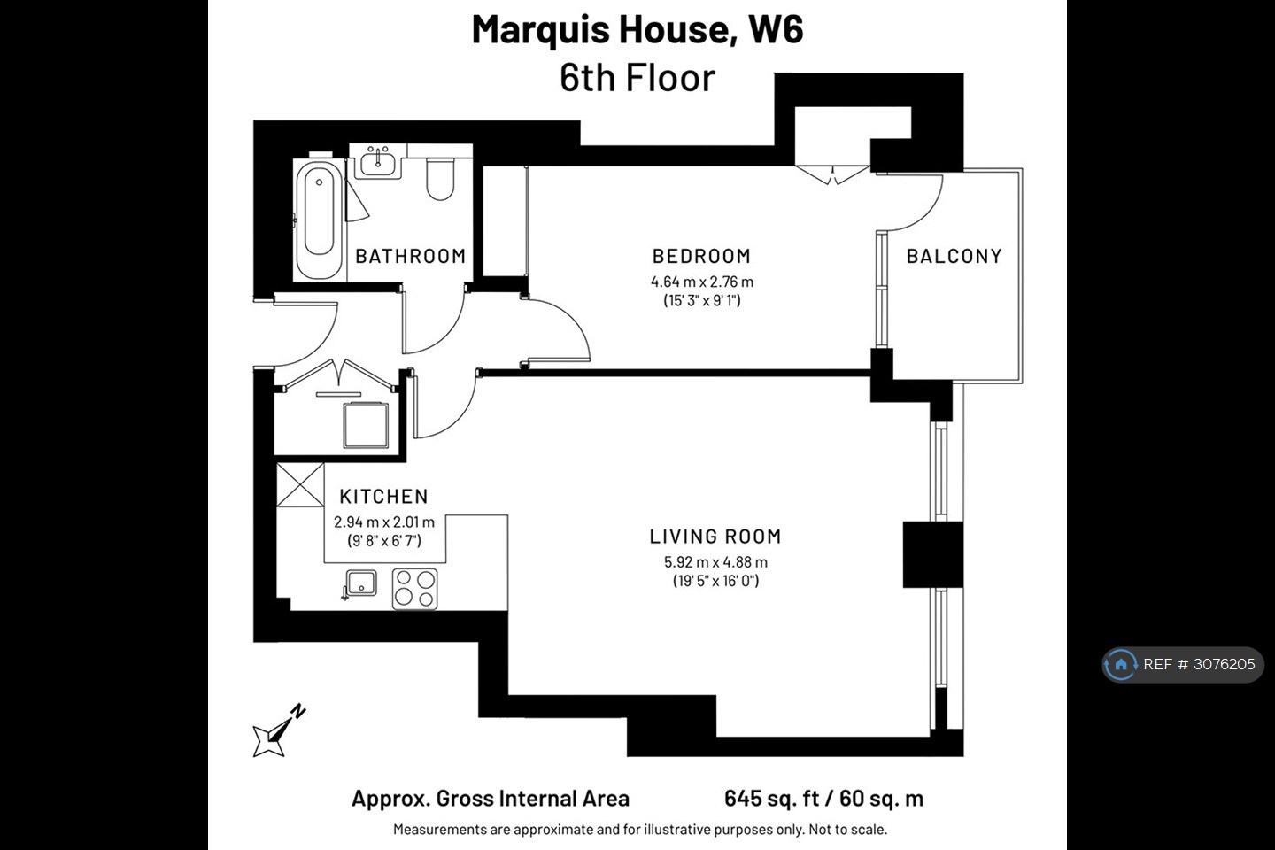 Beadon Road, London floorplan