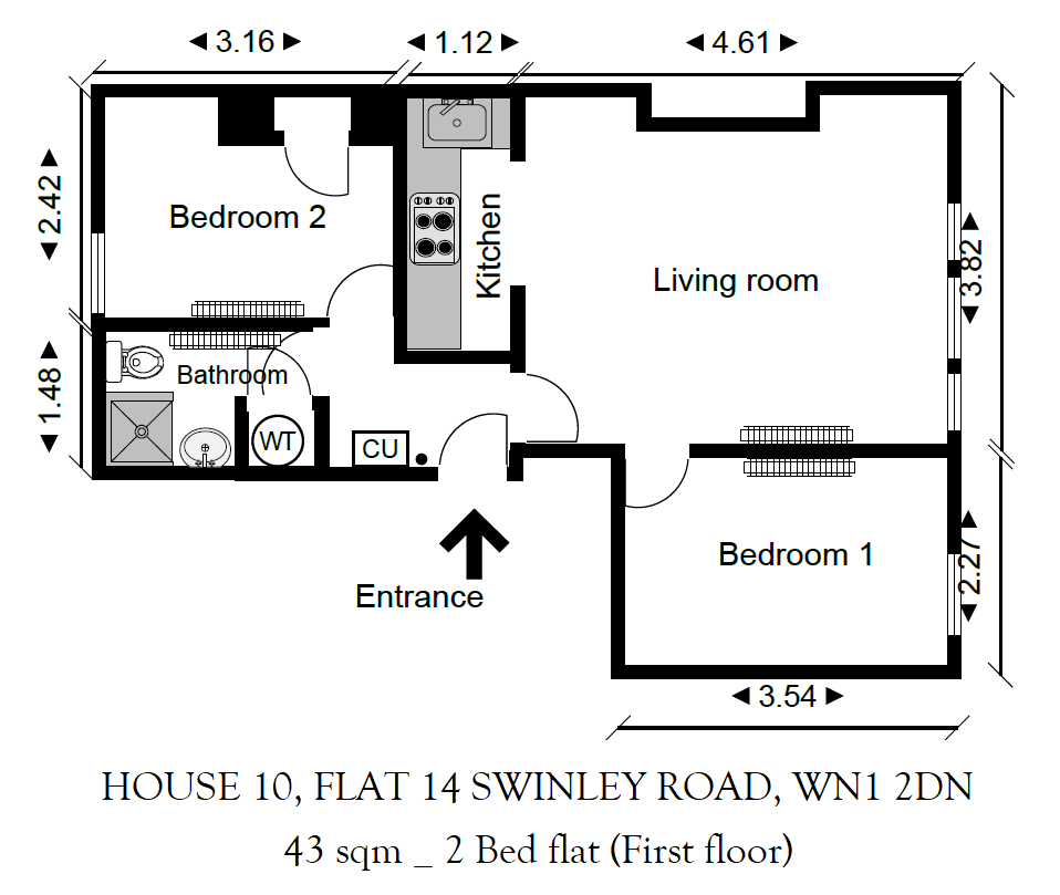 10/14, Swinley Road, Wigan floorplan