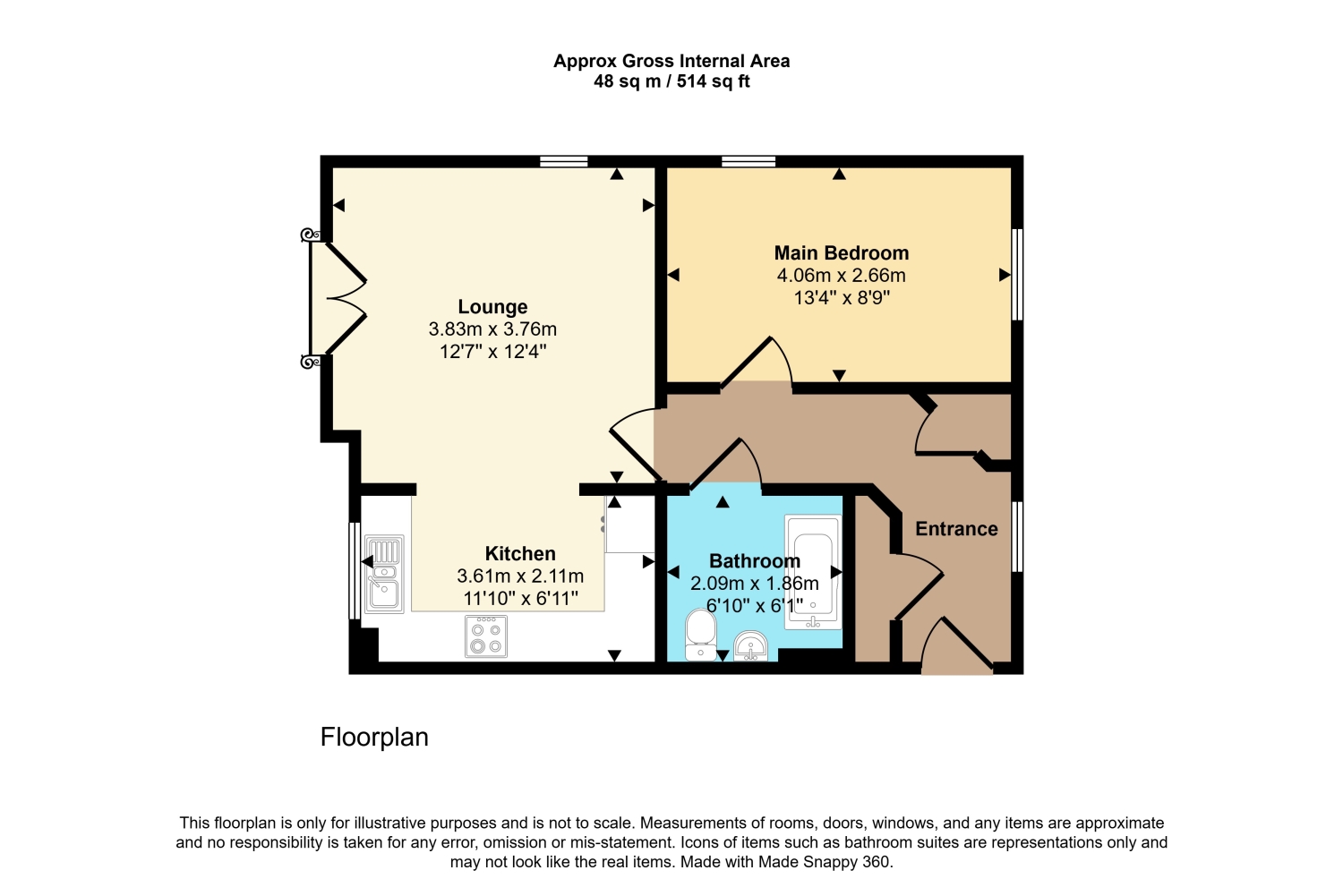 11, Mossie Walk, Witney floorplan