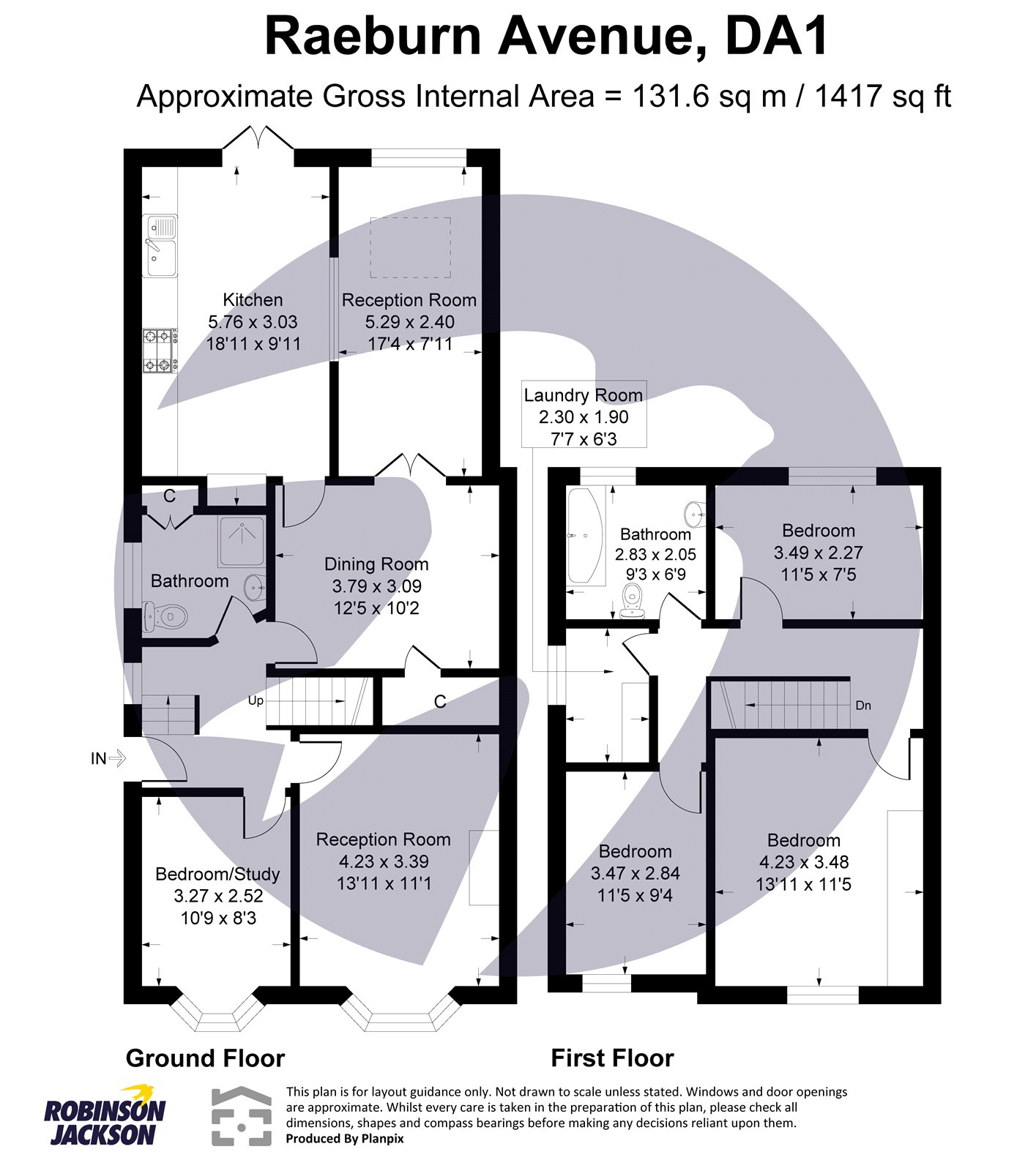 16, Raeburn Avenue, Kent floorplan