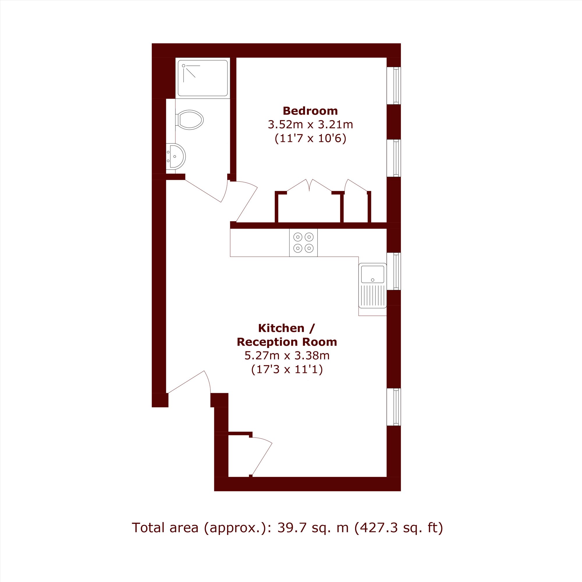 Oldham Terrace, London floorplan