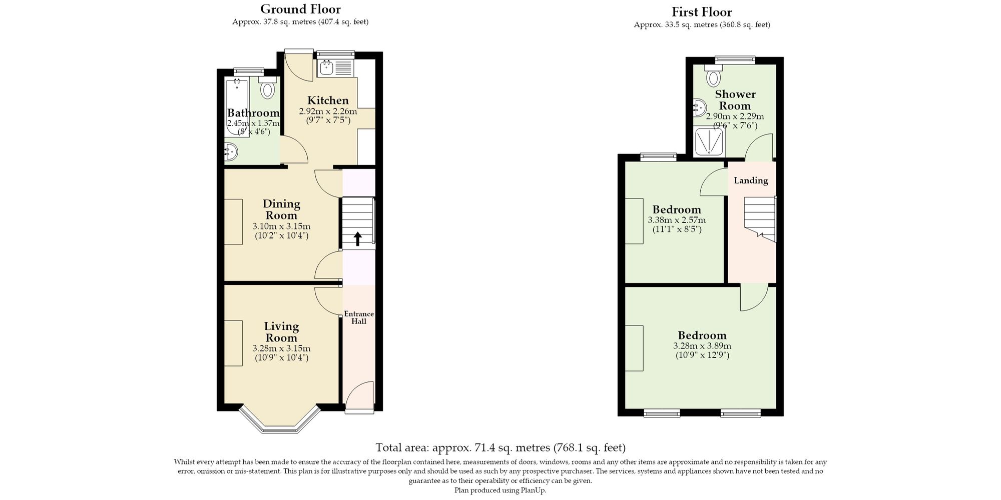 3 Avenue Road, Great Yarmouth floorplan