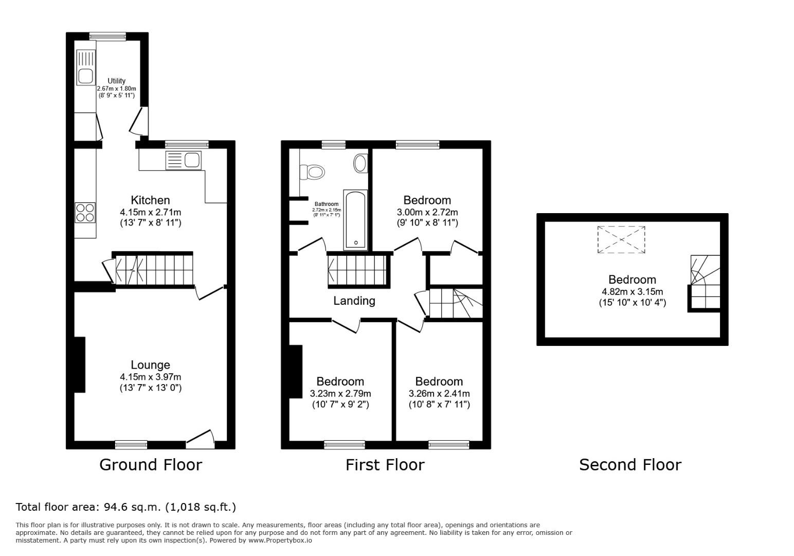 43, Blake Street, Sheffield floorplan