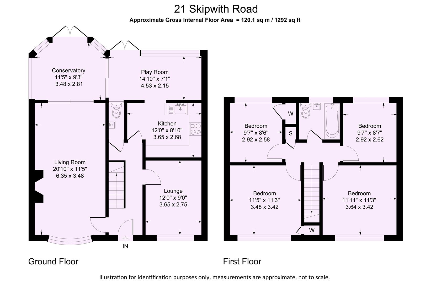 21, Skipwith Road, York floorplan