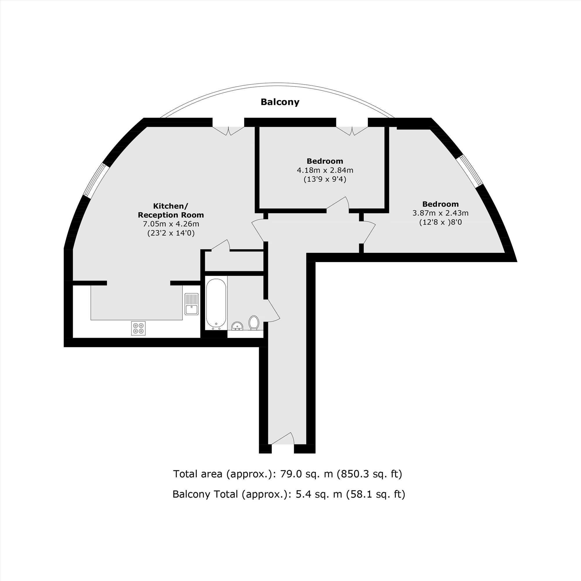 Glasshouse Fields, London floorplan