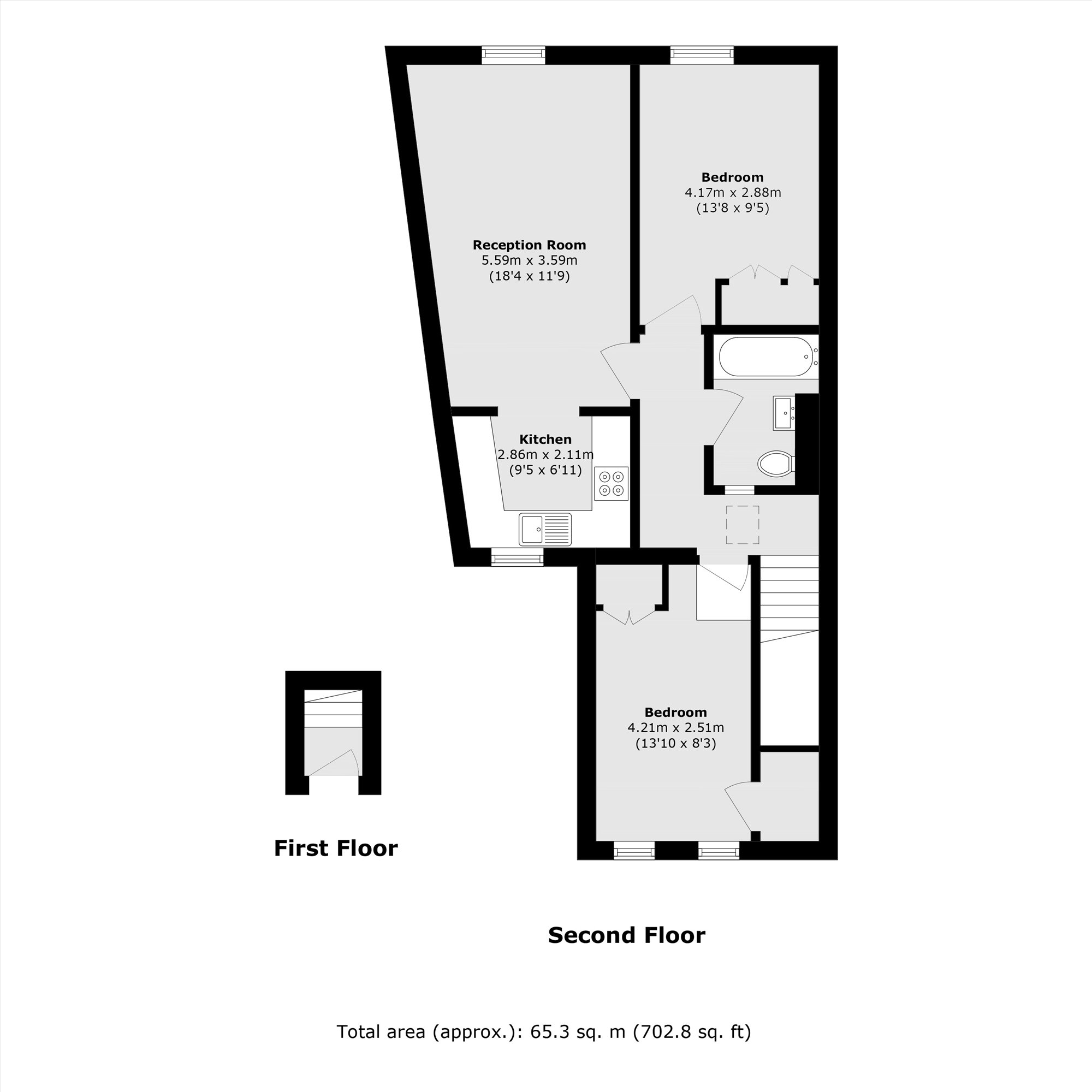 11B, Broad Street, Teddington floorplan