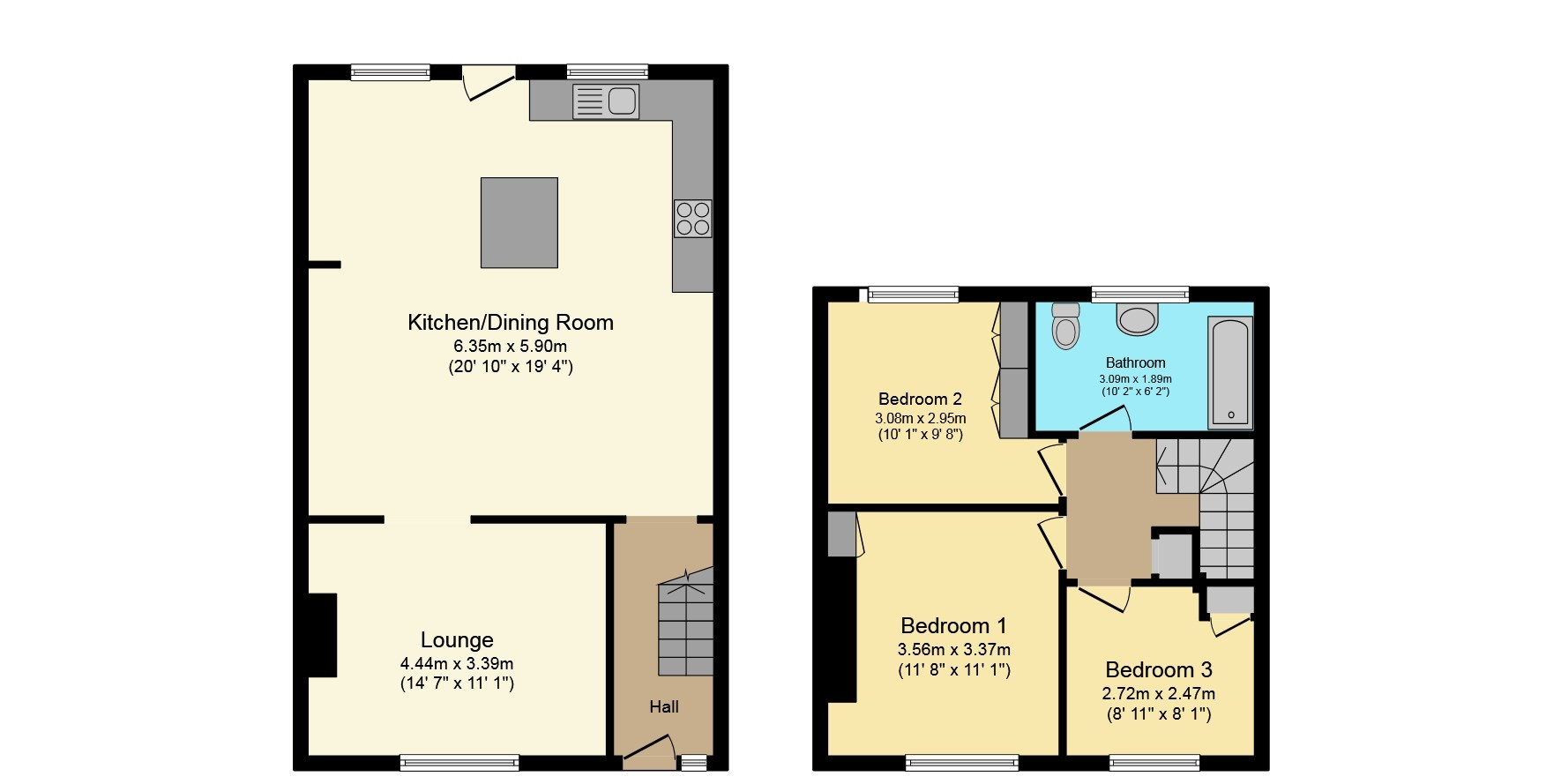 Litchfield Crescent, Winlaton, BlaydonOnTyne NE21, 3 bedroom terraced