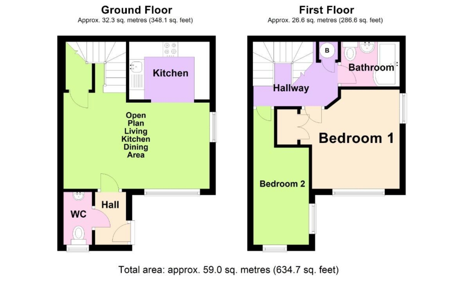 28, Swindale Close, Nottingham floorplan