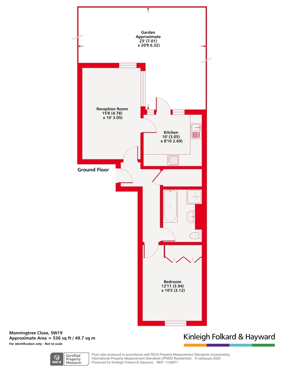 17, Manningtree Close, London floorplan