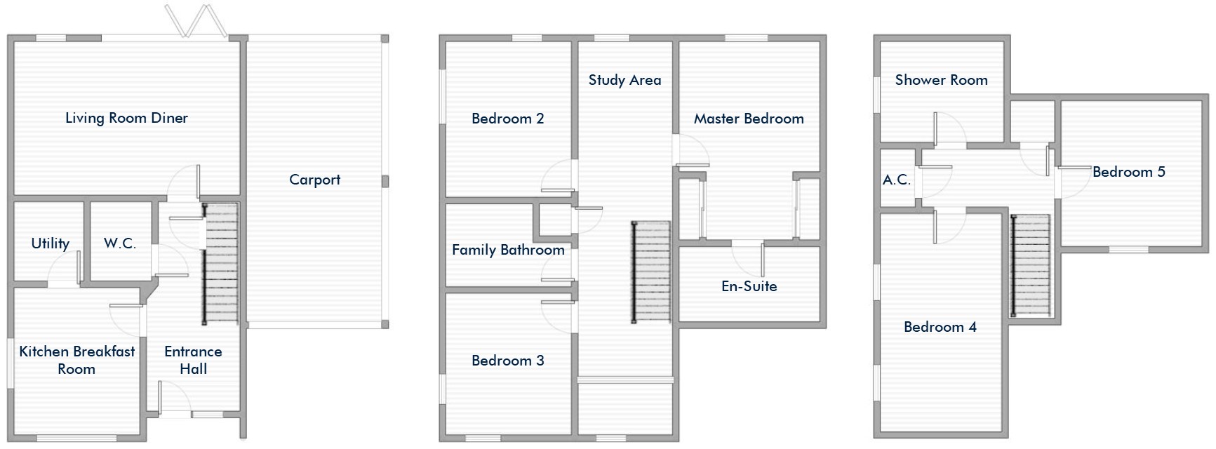 5 Bedrooms Link-detached house for sale in The Whittles, Mill End, Thaxted CM6