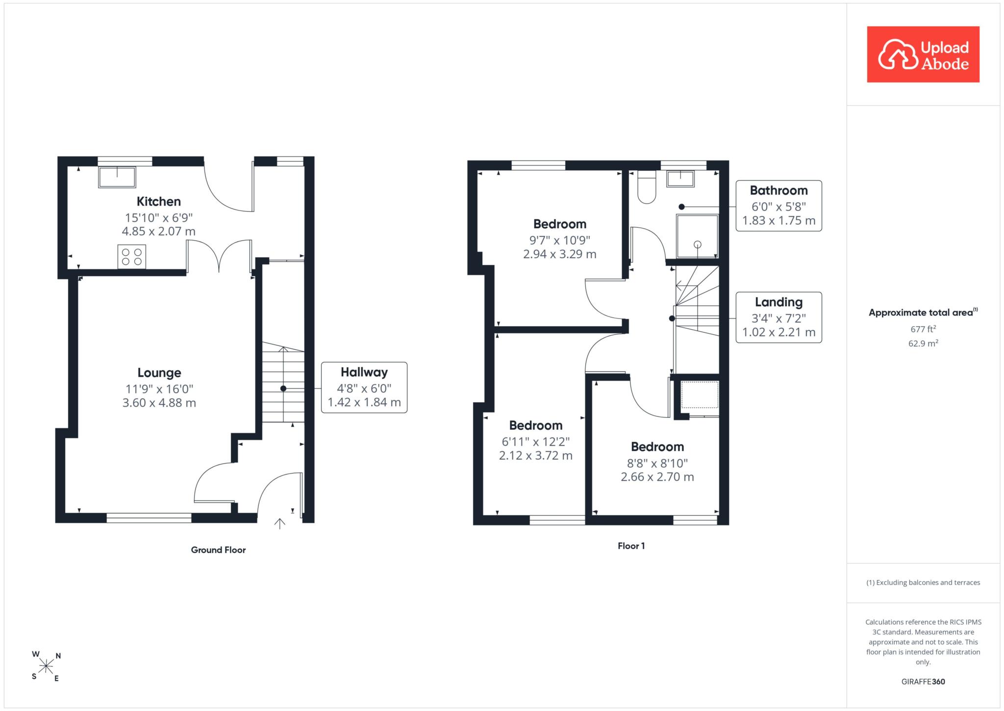 103, Milton Street, Motherwell floorplan