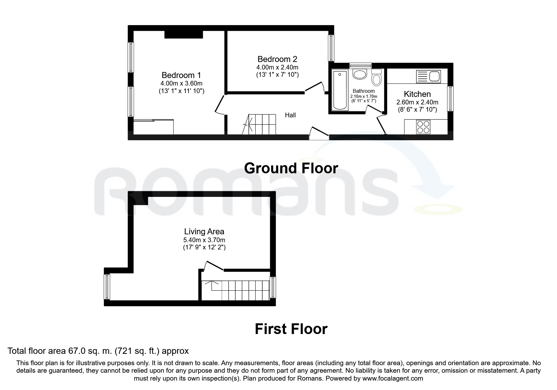 2 Bedrooms Flat to rent in Norfolk Road, Reading RG30