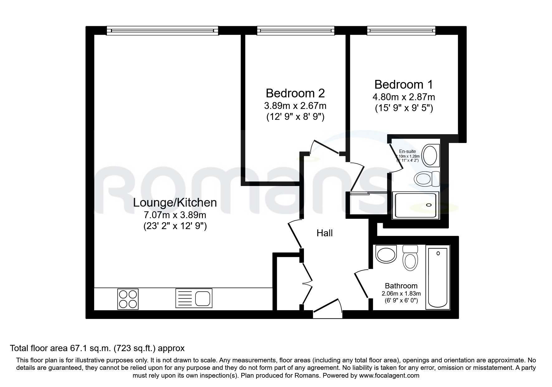 Blu Bracknell, Bracknell floorplan