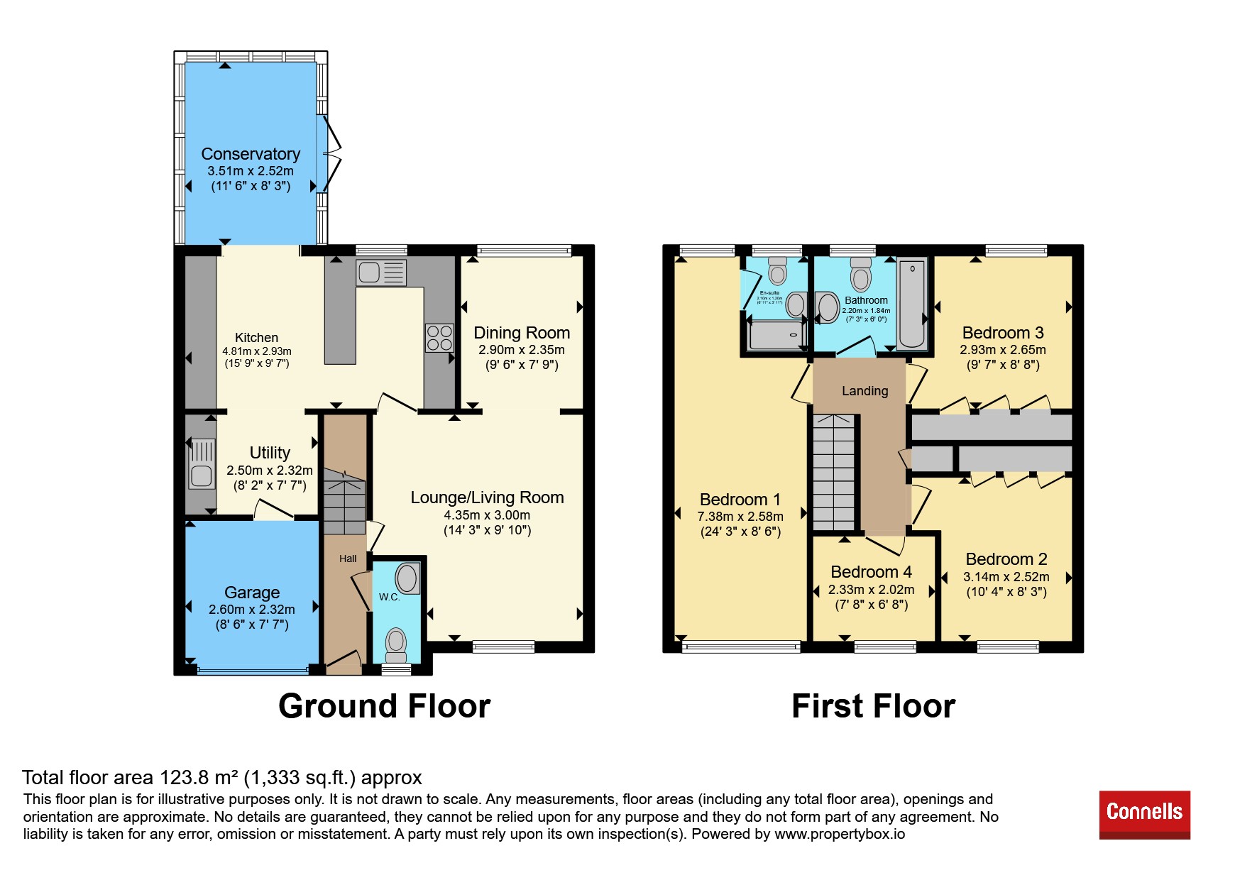 4, Rivett Close, BALDOCK floorplan