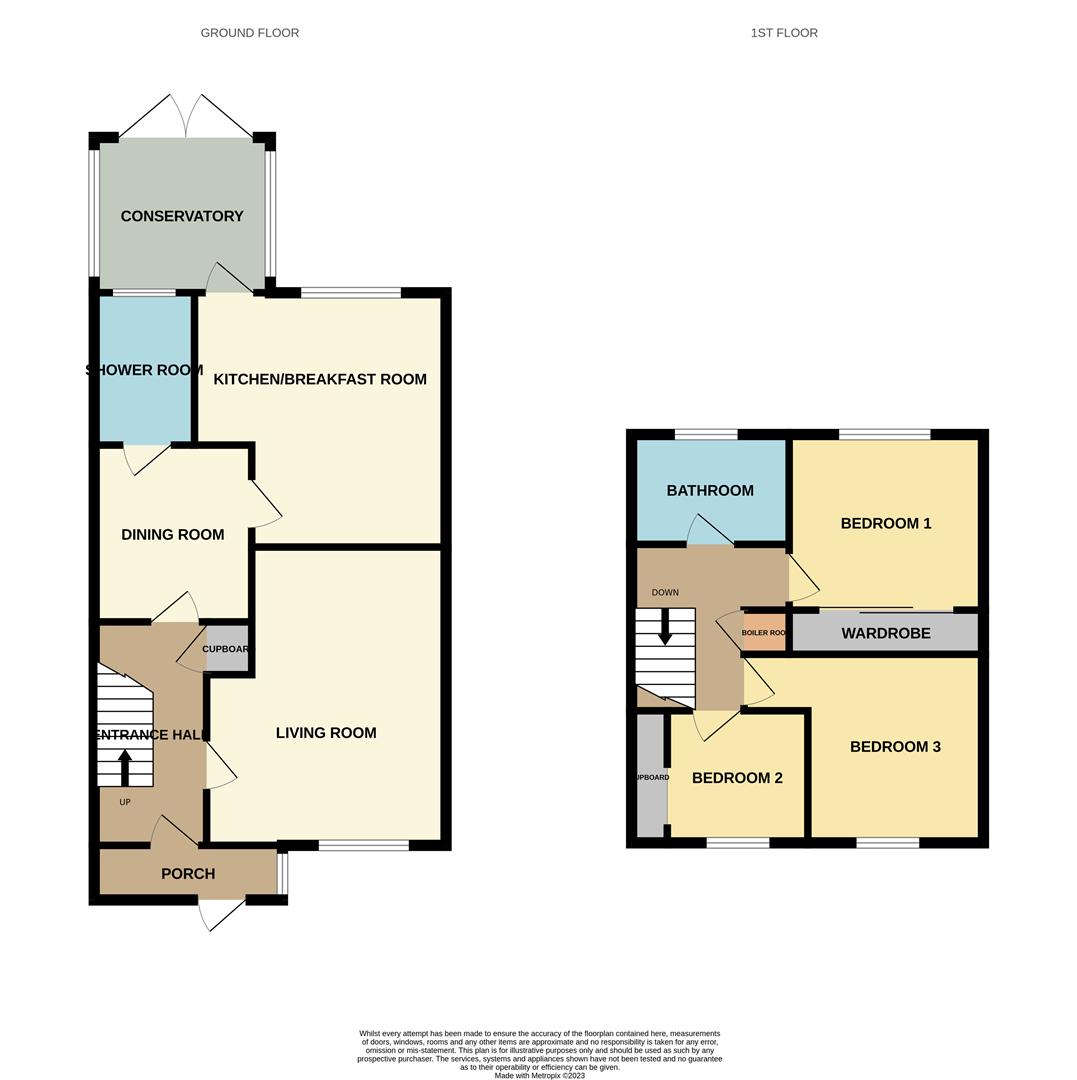 57, Hardwick Bank Road, Tewkesbury floorplan