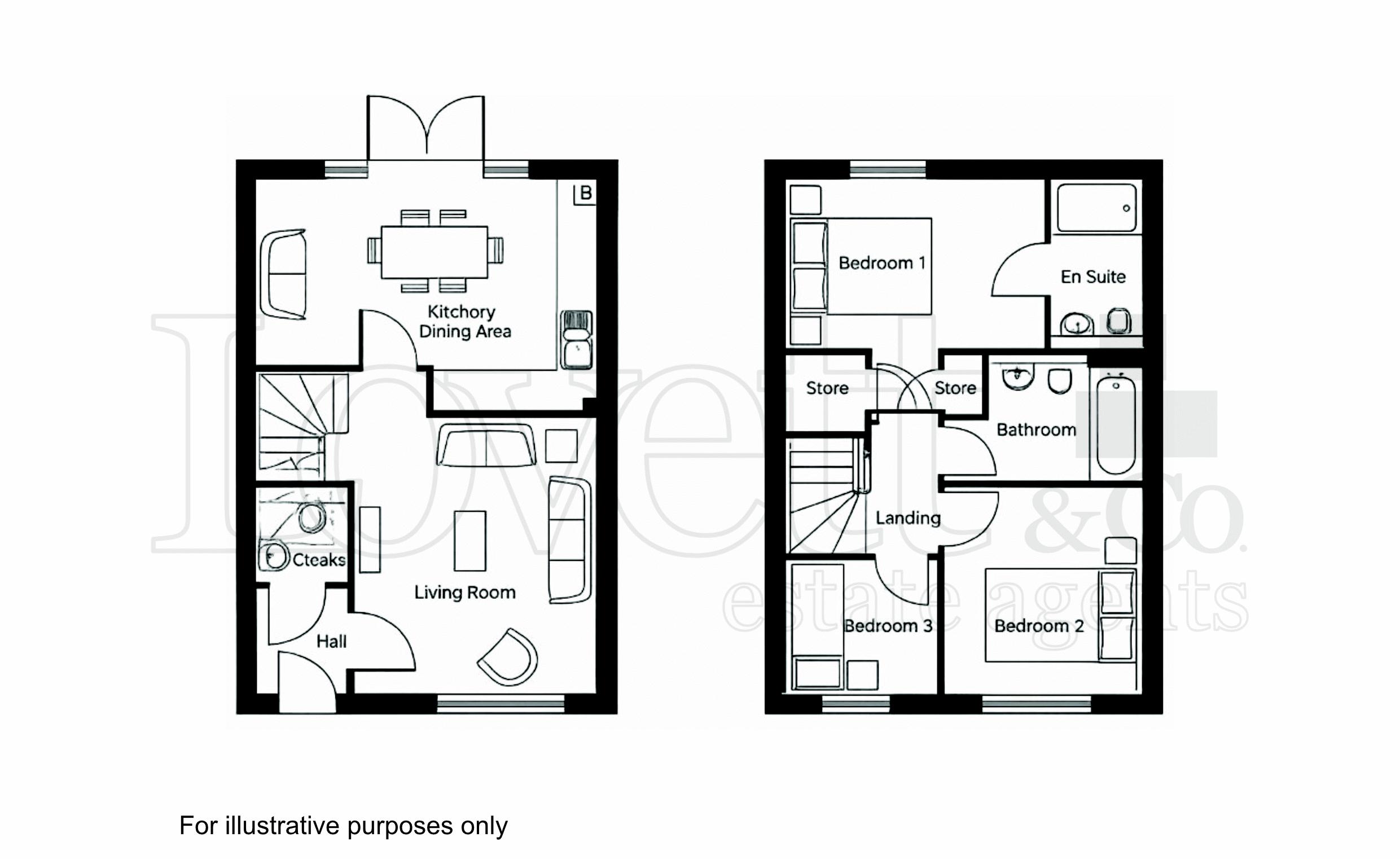 9, Violet Walk, Lichfield floorplan