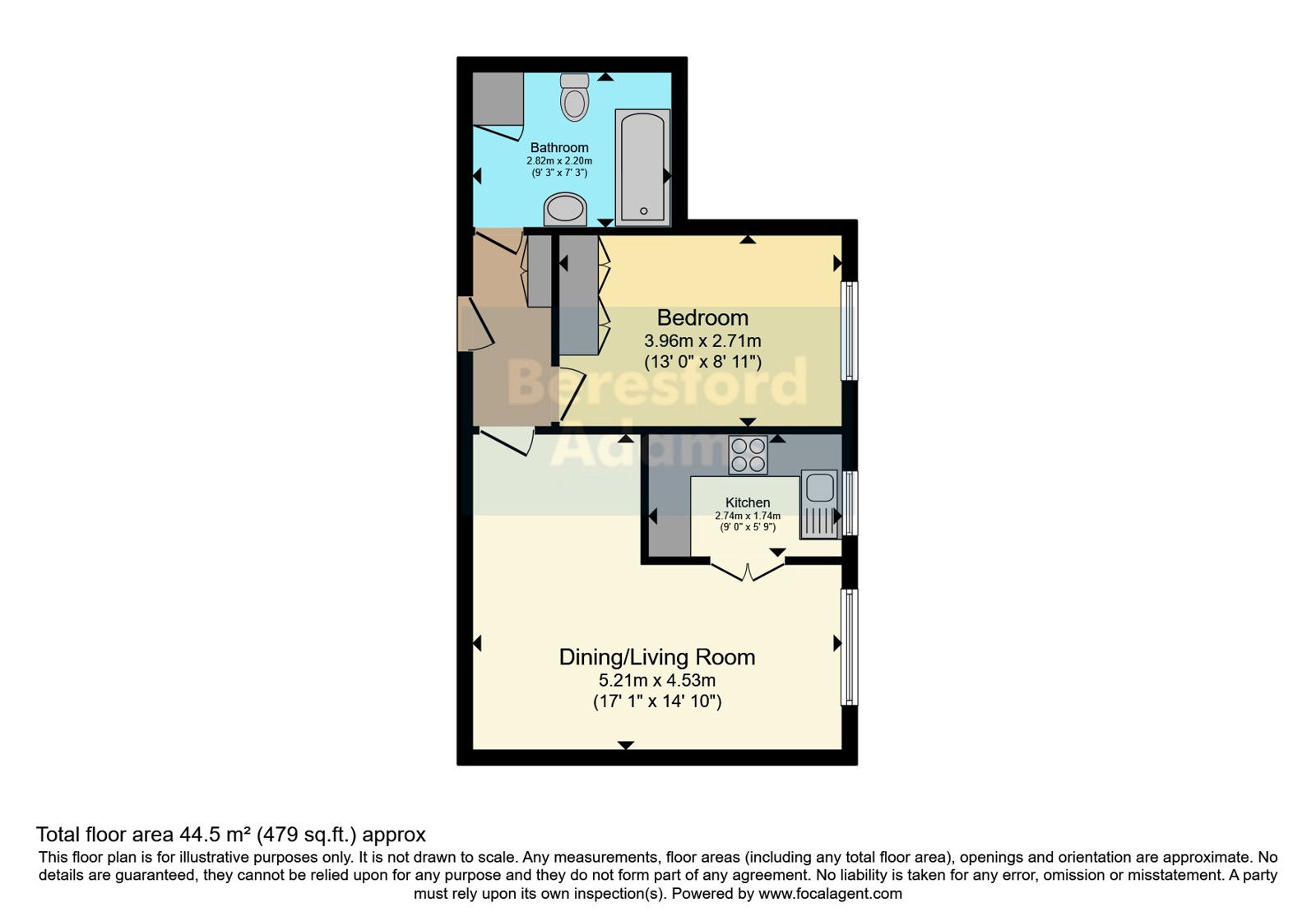 20, Arkle Court, Vicars Cross floorplan