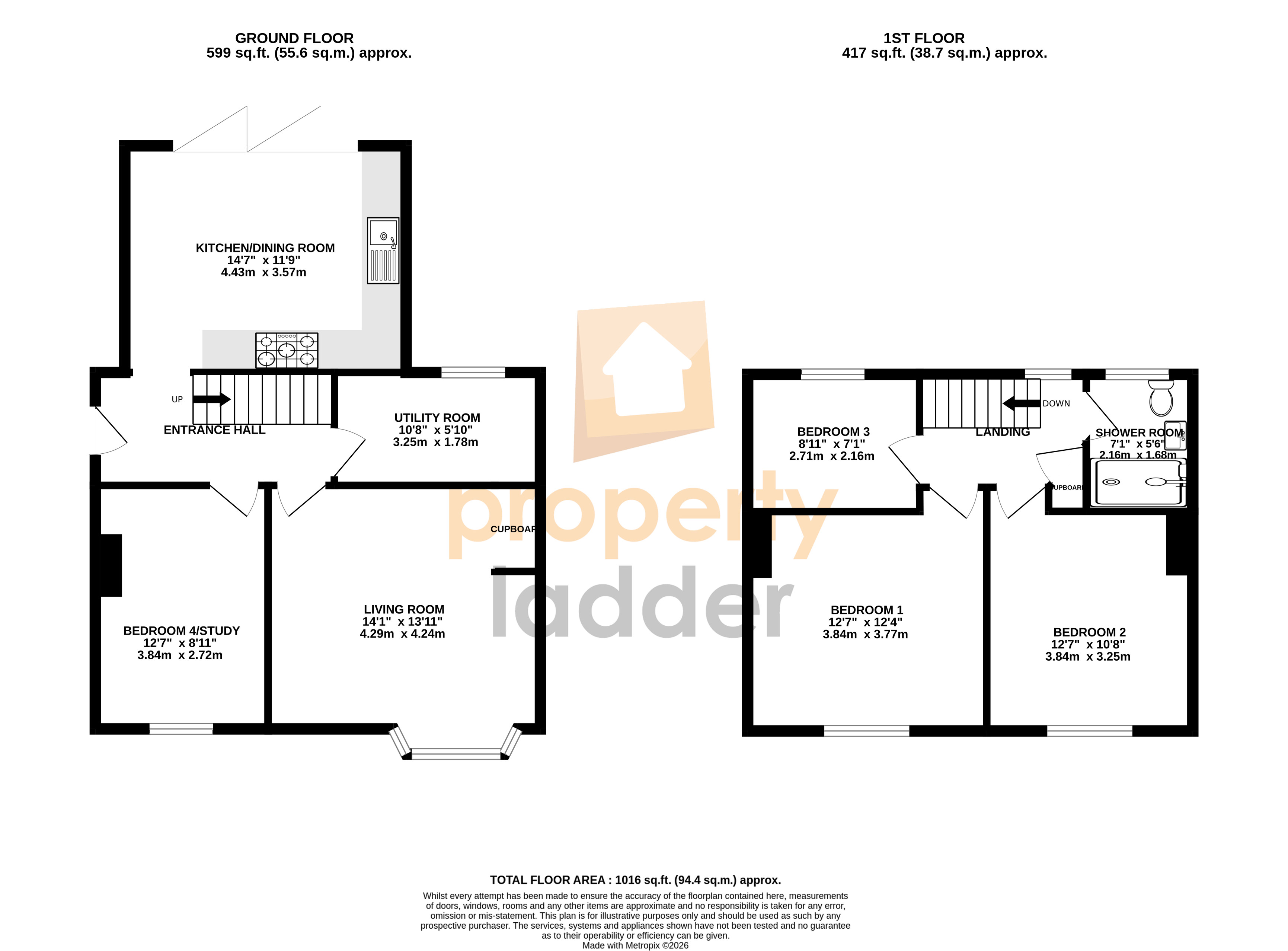 170, Norwich Road, Norwich floorplan