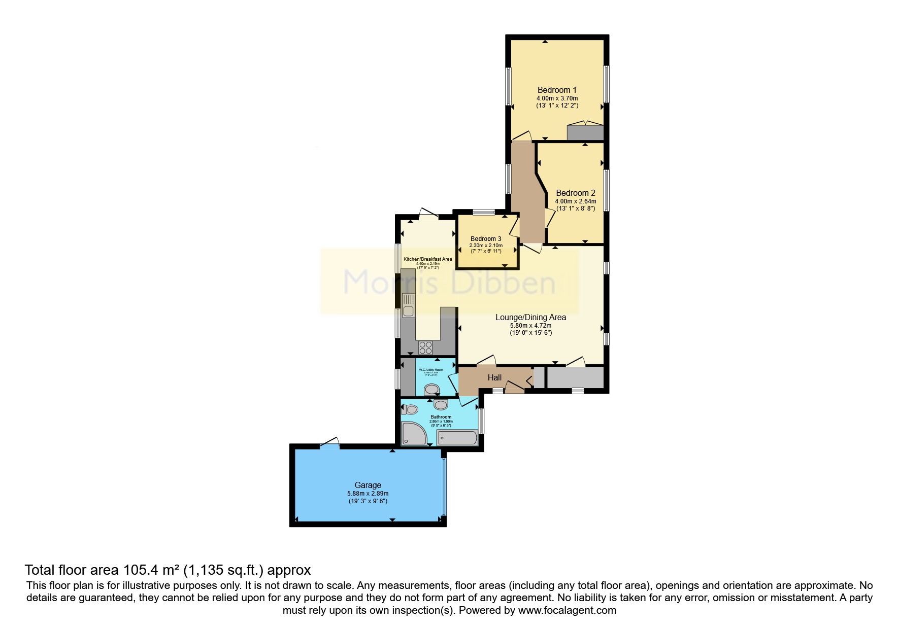 137A, Southwood Road, Hampshire floorplan