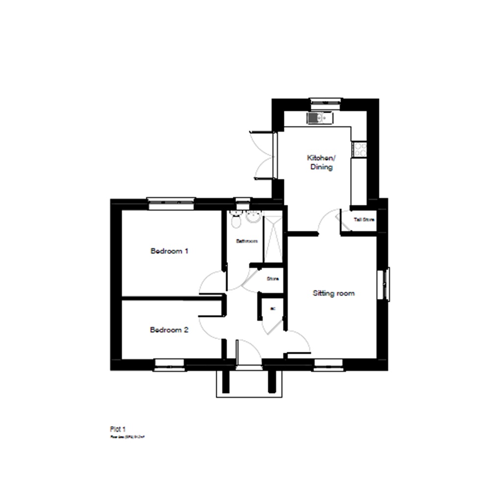 Plot 1, 51, Doddington Road, March floorplan