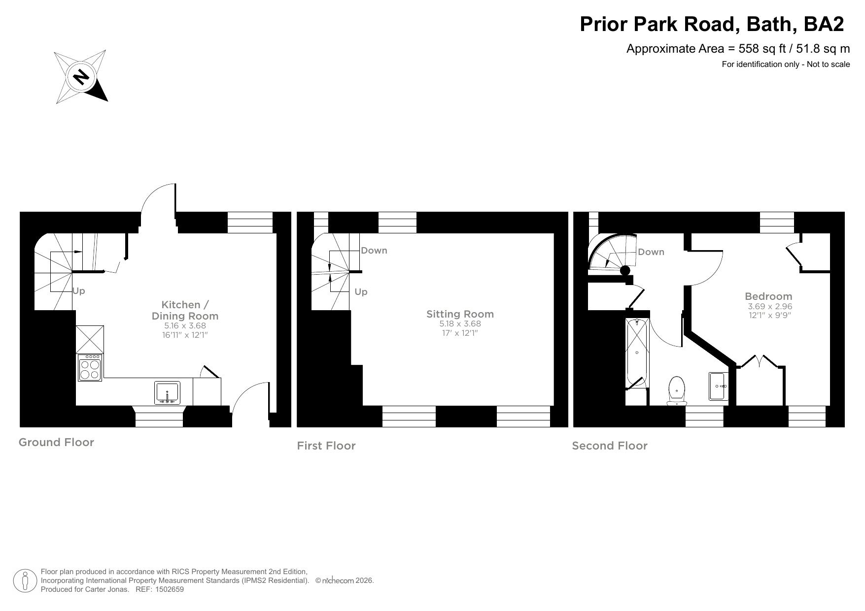 18, Prior Park Road, Somerset floorplan