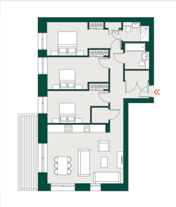 H51, Blackhorse Mills, Green Ferry Wy, London, London floorplan