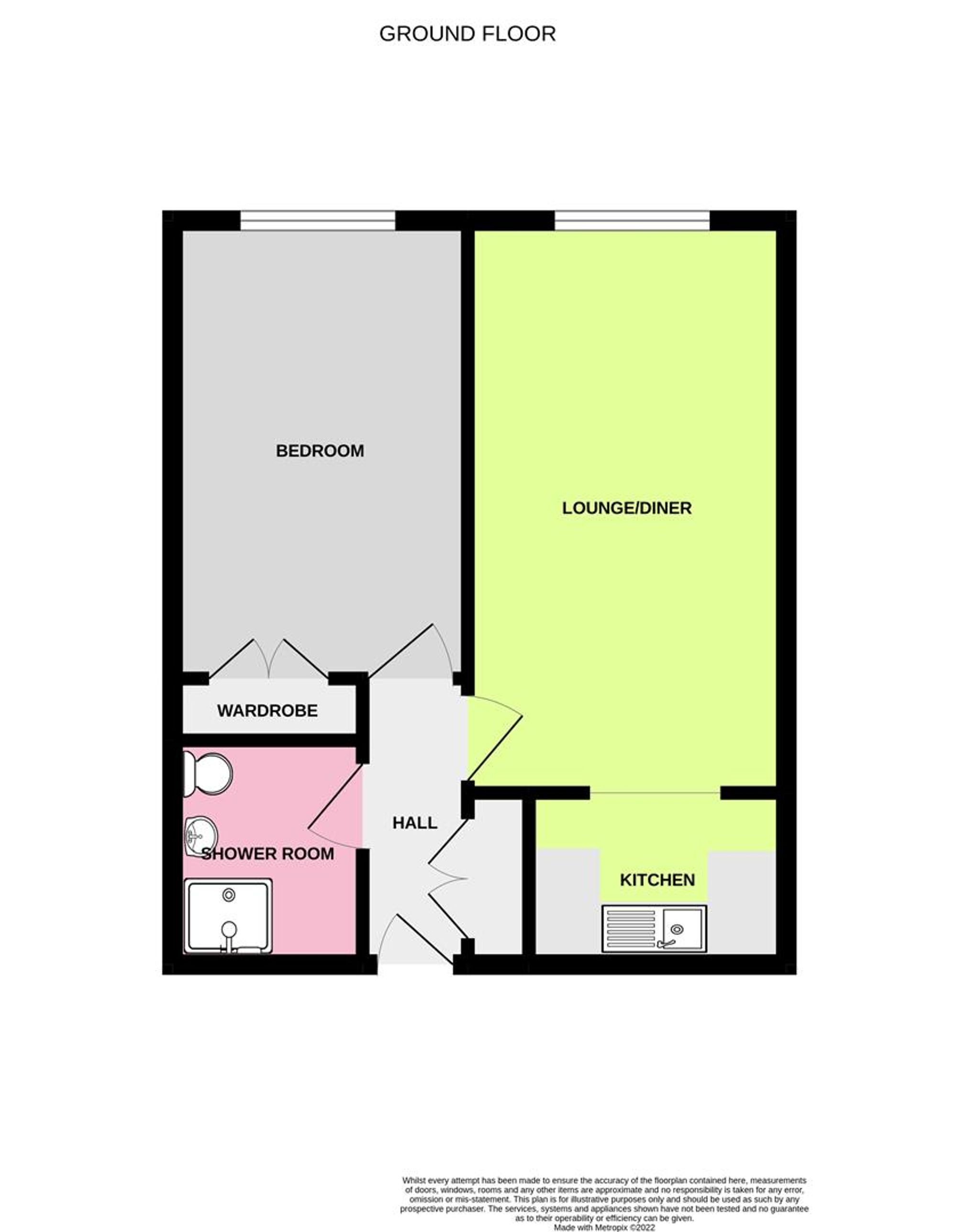 30 Gainsborough Lodge, Worthing floorplan