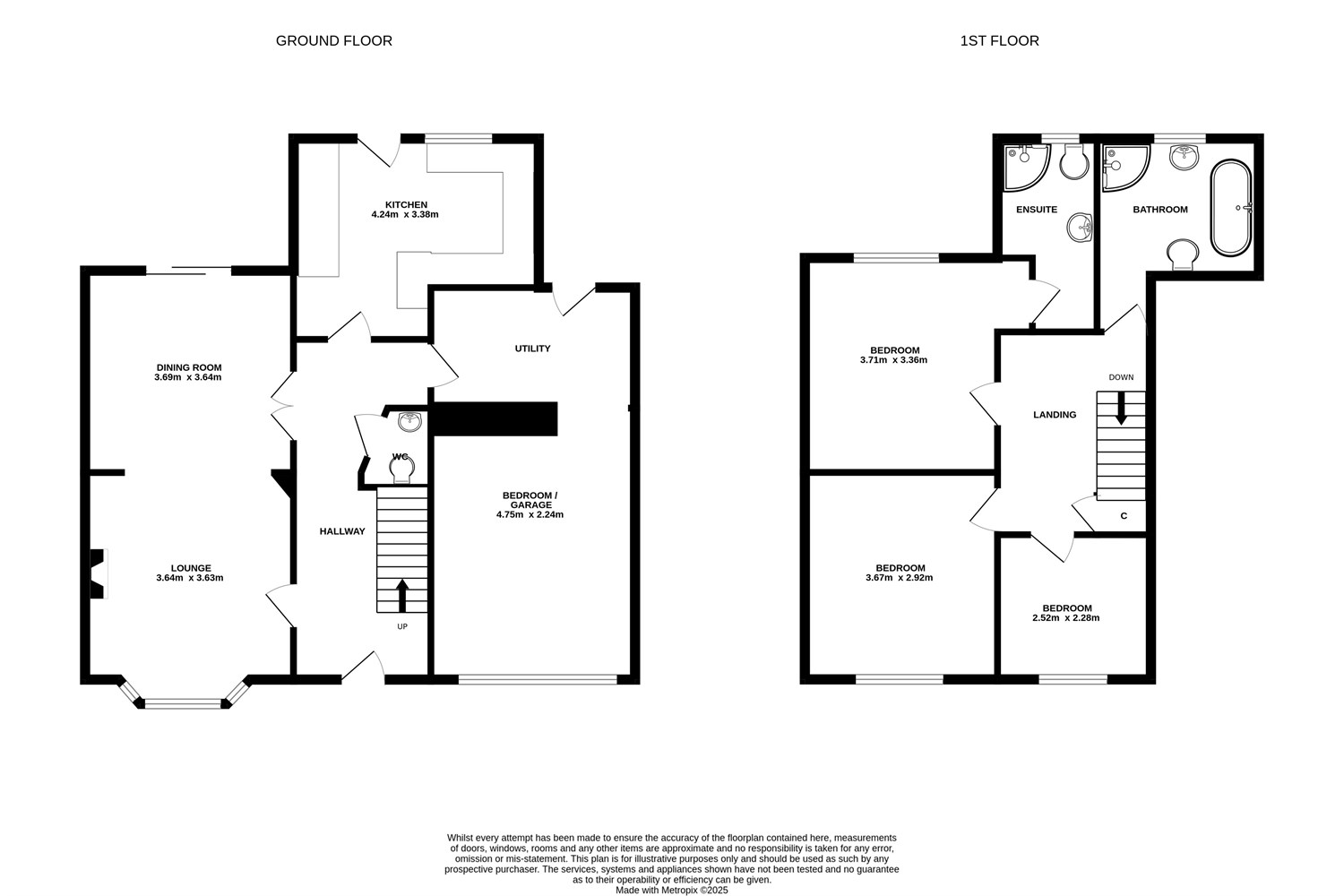 137 Broad Road, Braintree floorplan