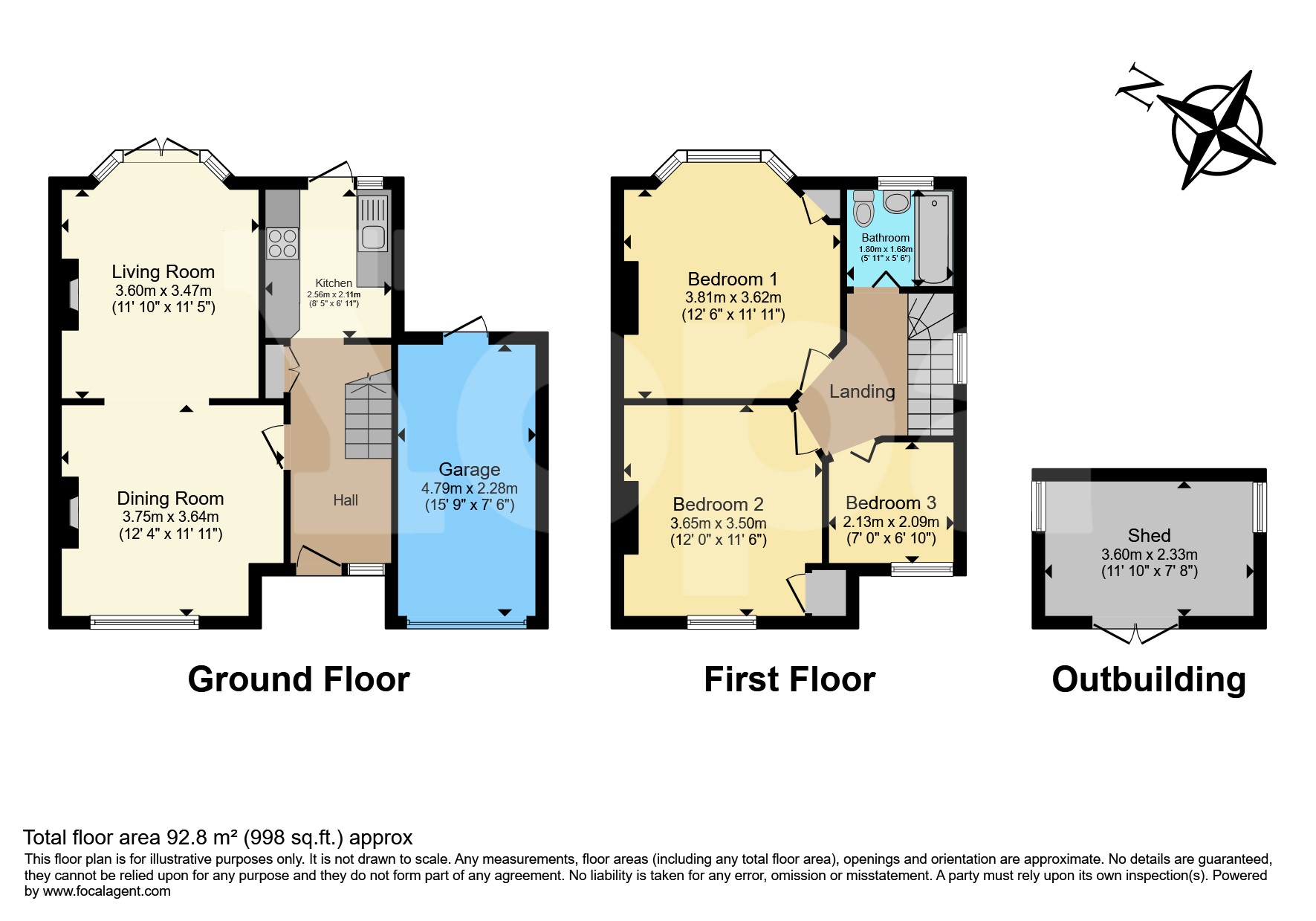 268, Halfway Street, Sidcup floorplan