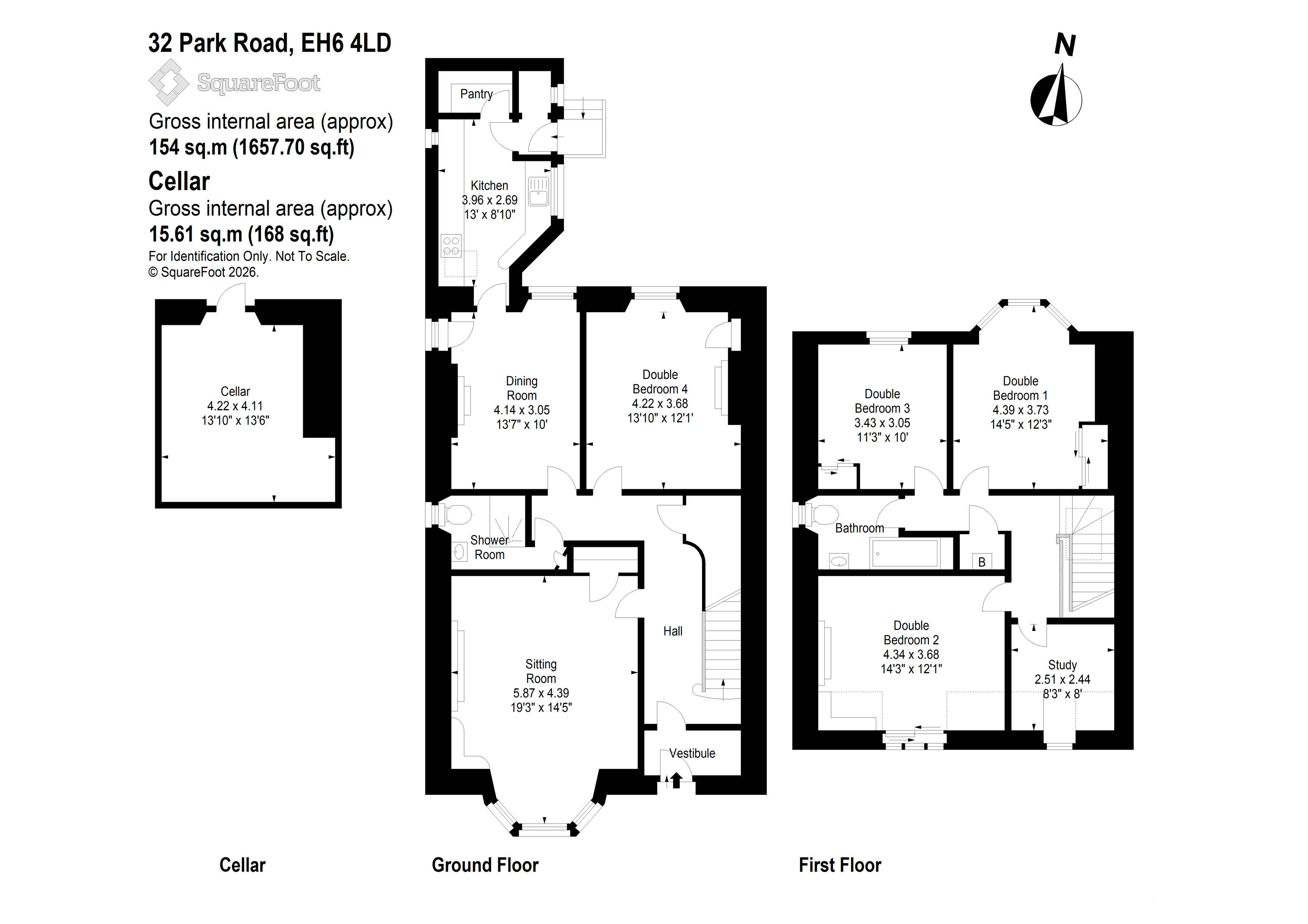 32, Park Road, Edinburgh floorplan