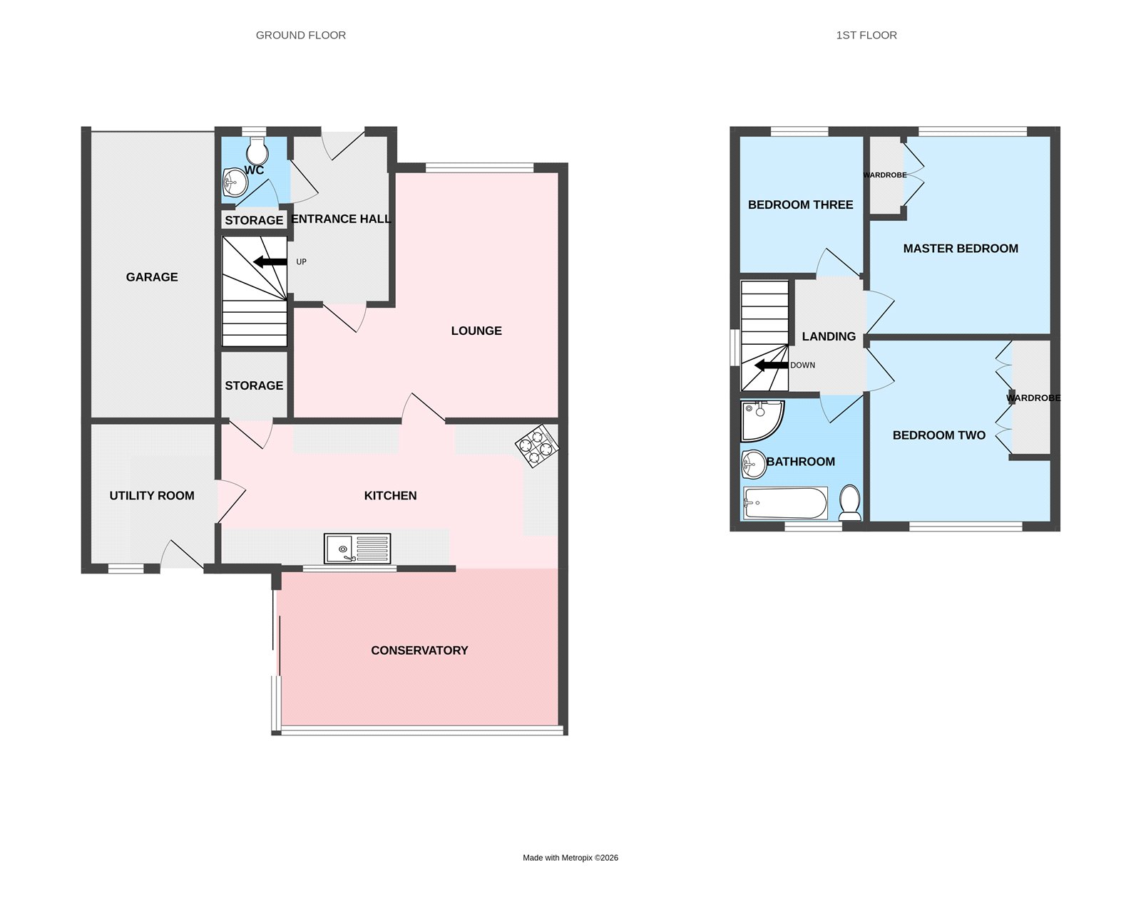 65, Milldale Crescent, Wolverhampton floorplan