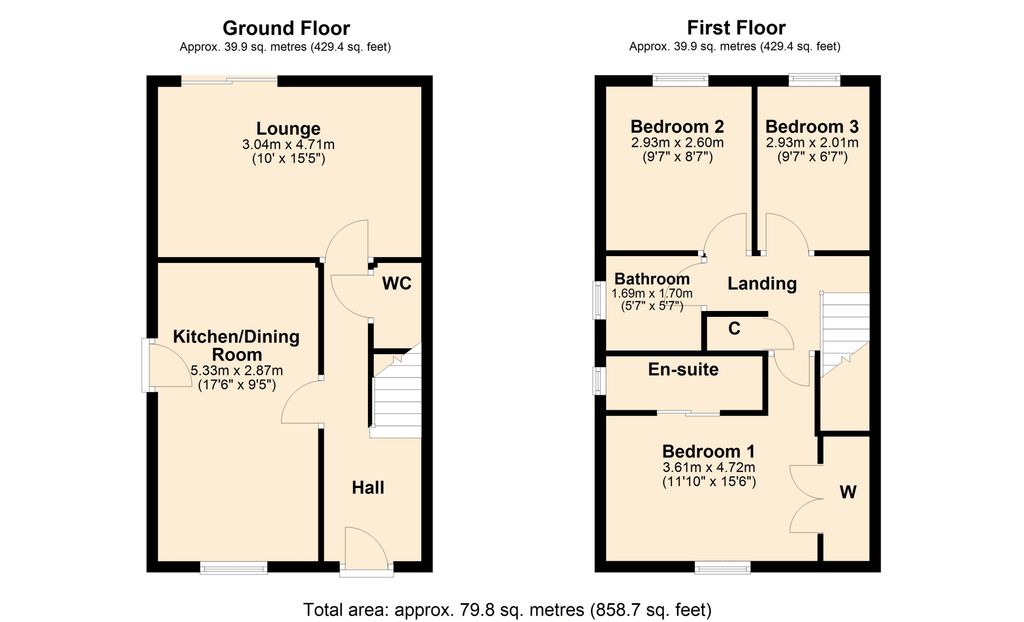 36, Provence Court, Northampton floorplan