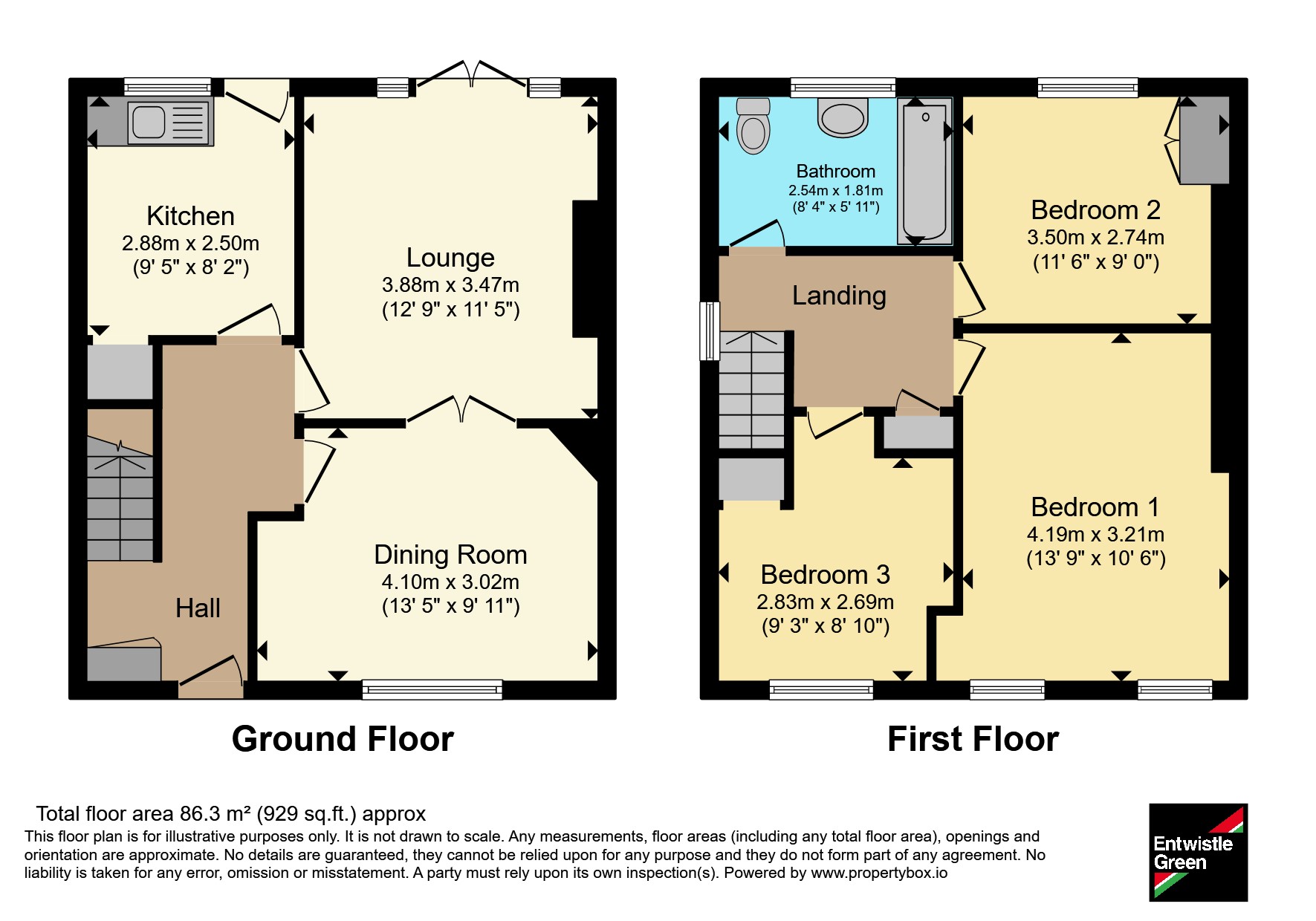 2, Pilch Lane, Merseyside floorplan