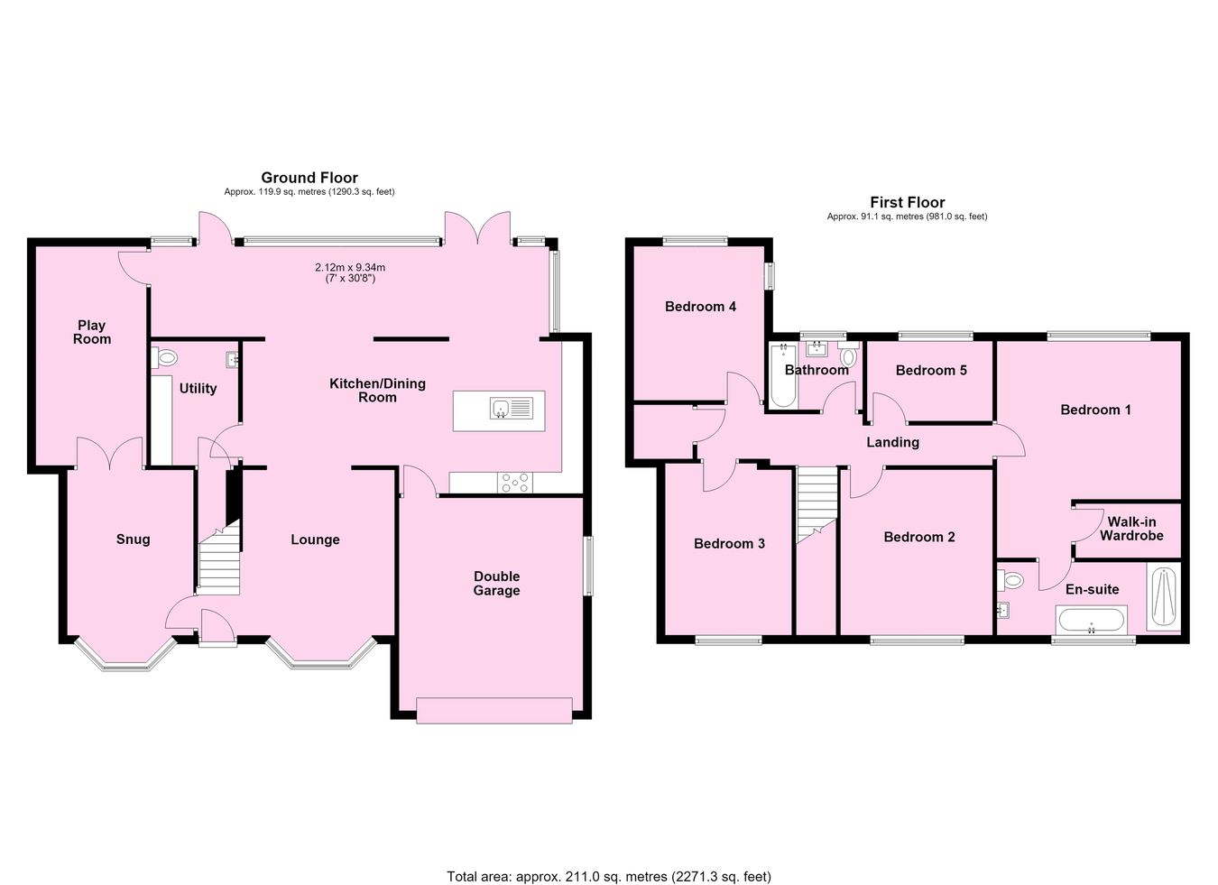 45, Main Street, LUTTERWORTH floorplan
