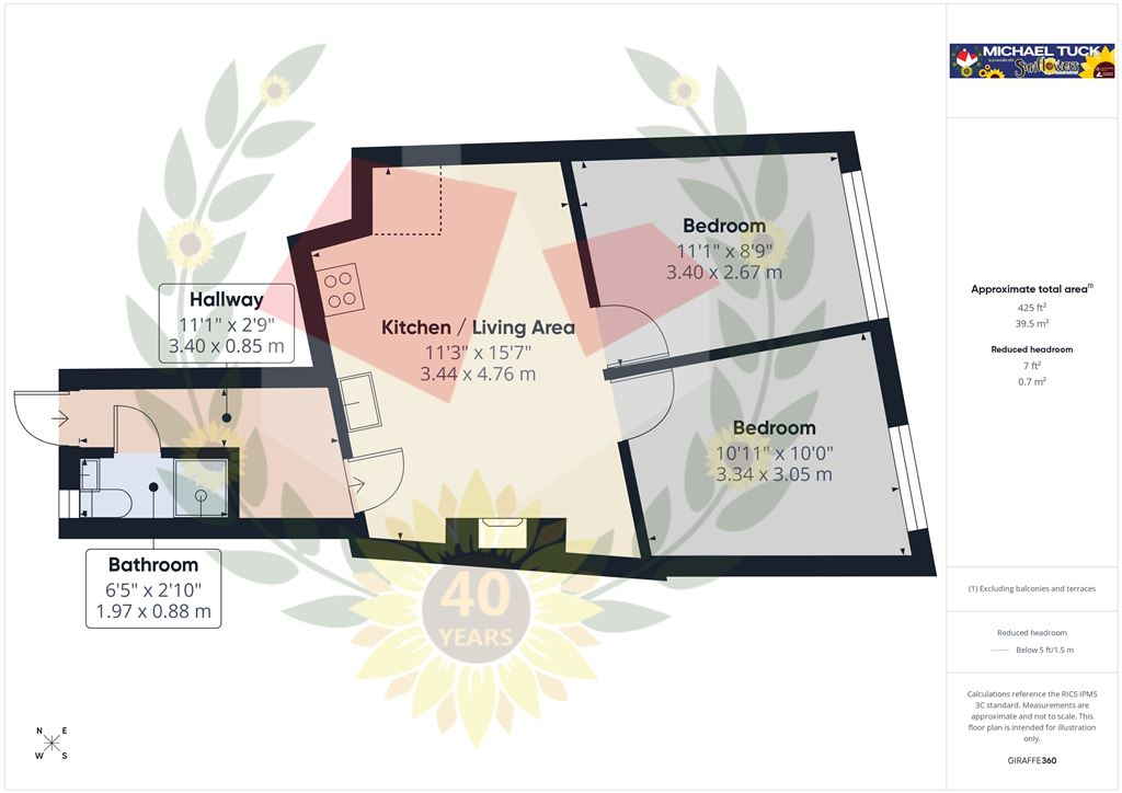 Flat 2, No Street Name Specified, Tredworth floorplan