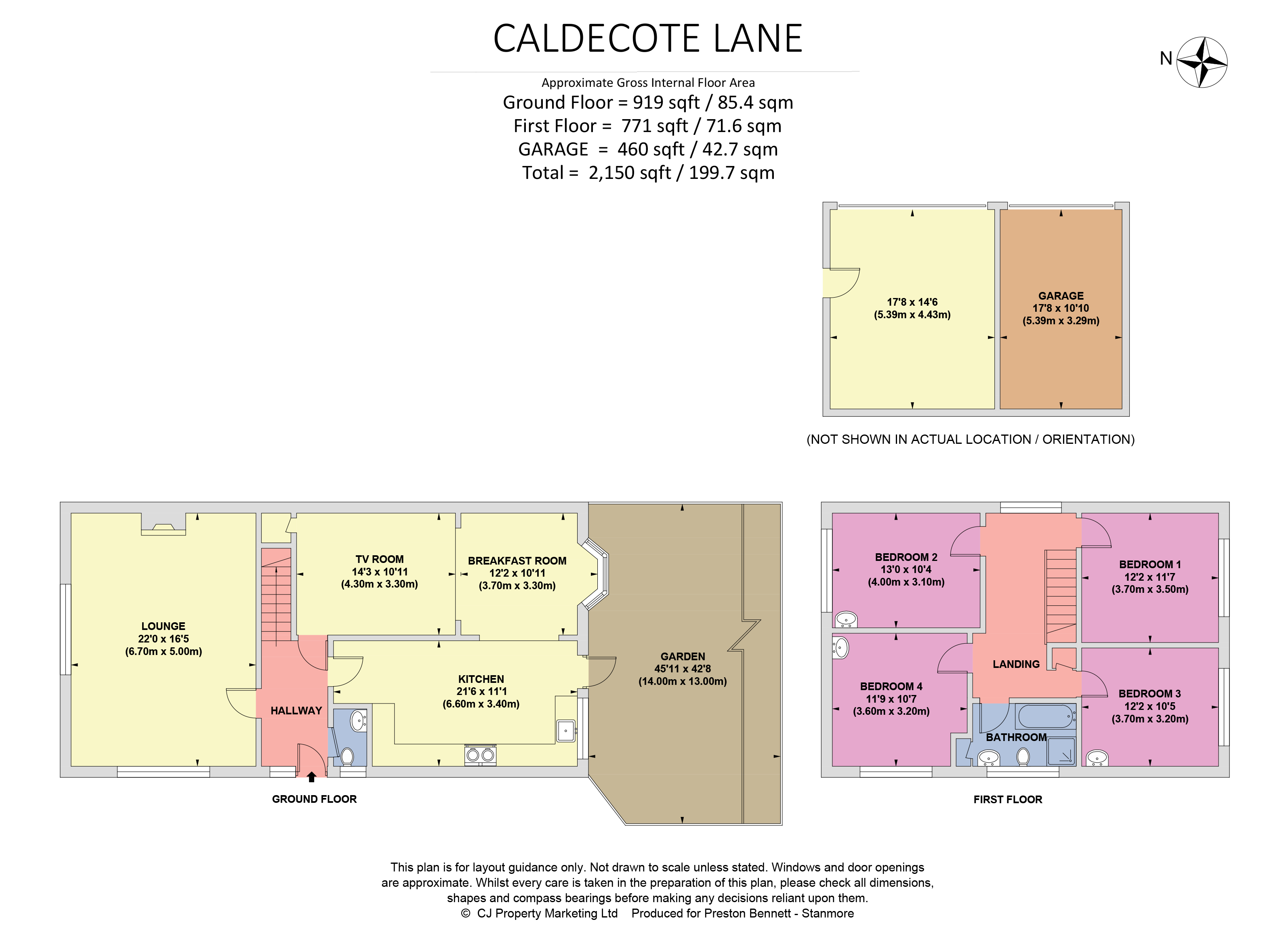 4 Bedrooms Detached house to rent in Caldecote Lane, Bushey WD23