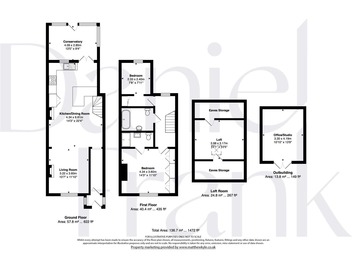 168, Forest Road, Loughton floorplan