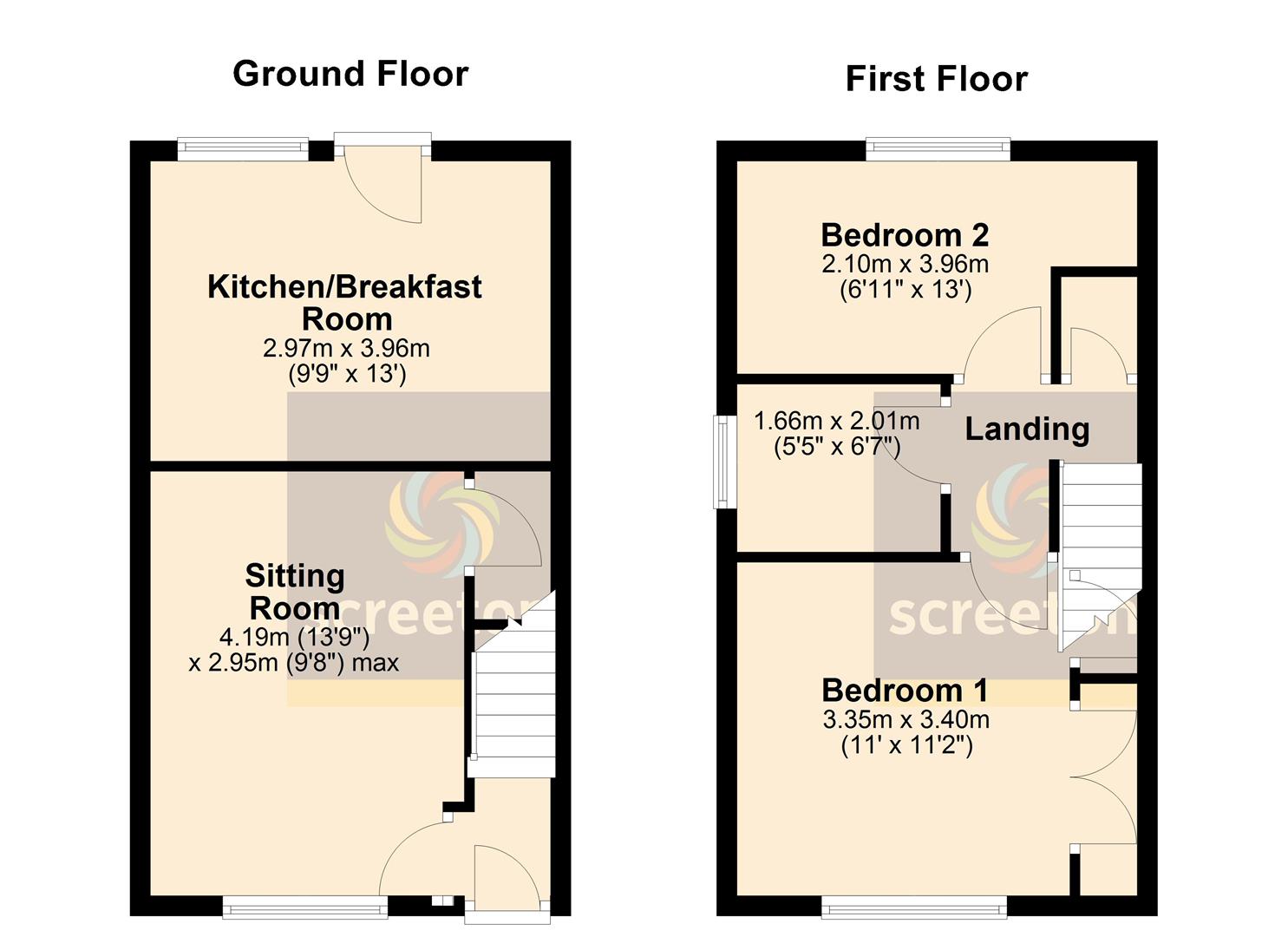 13, The Spinney, Newport floorplan