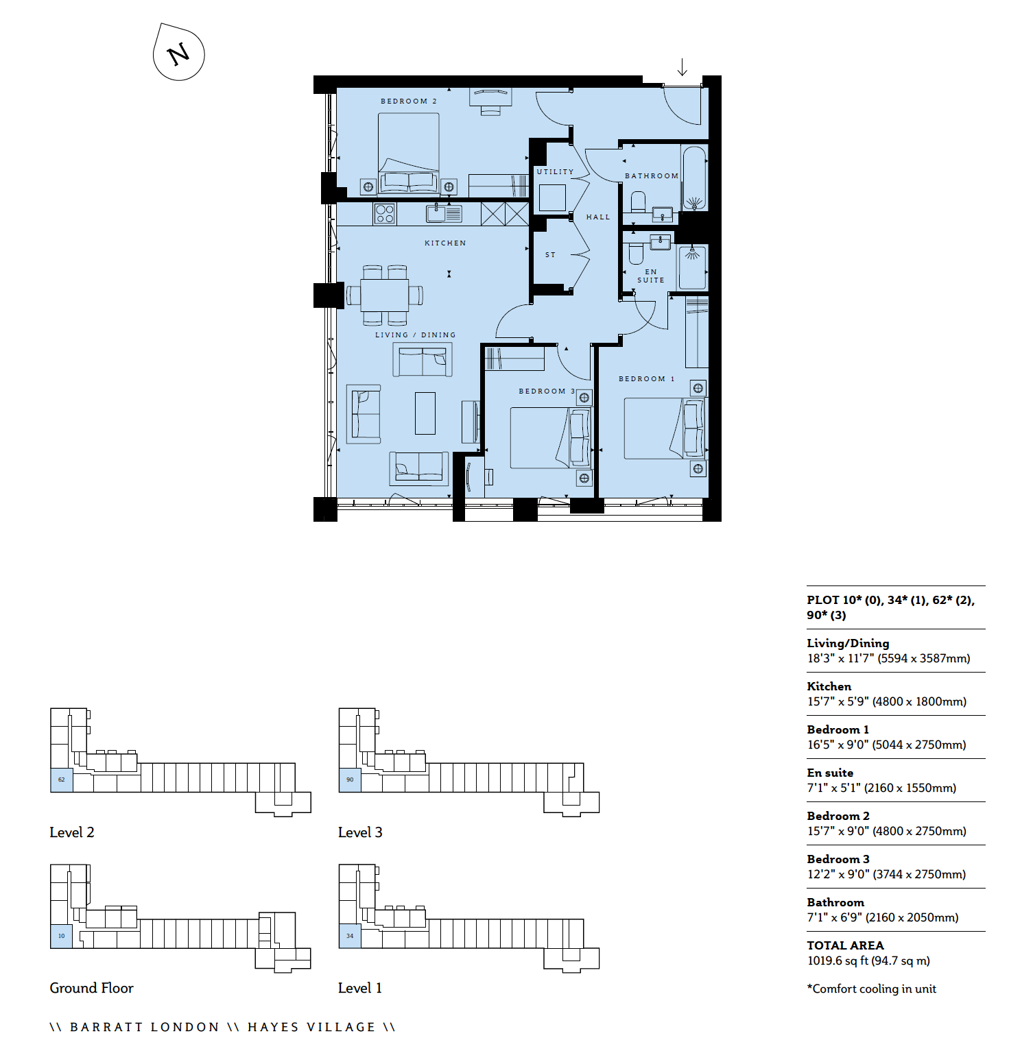 54 Truscon House,, Carnation Gardens, Greater London floorplan