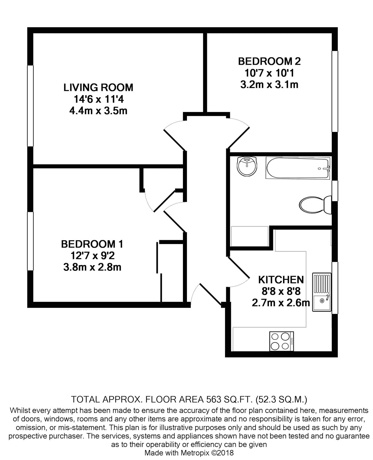 2 Bedrooms Flat for sale in Lavender Park Road, West Byfleet, Surrey KT14