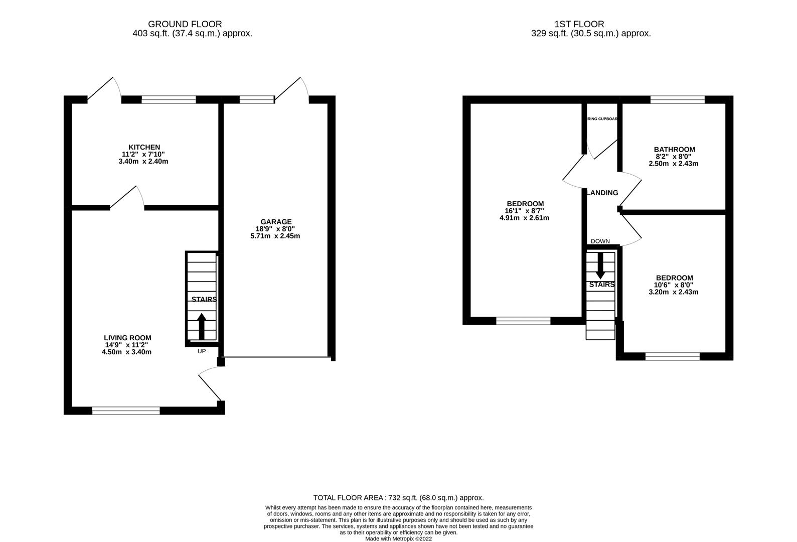 4, Nook Close, Hastings floorplan