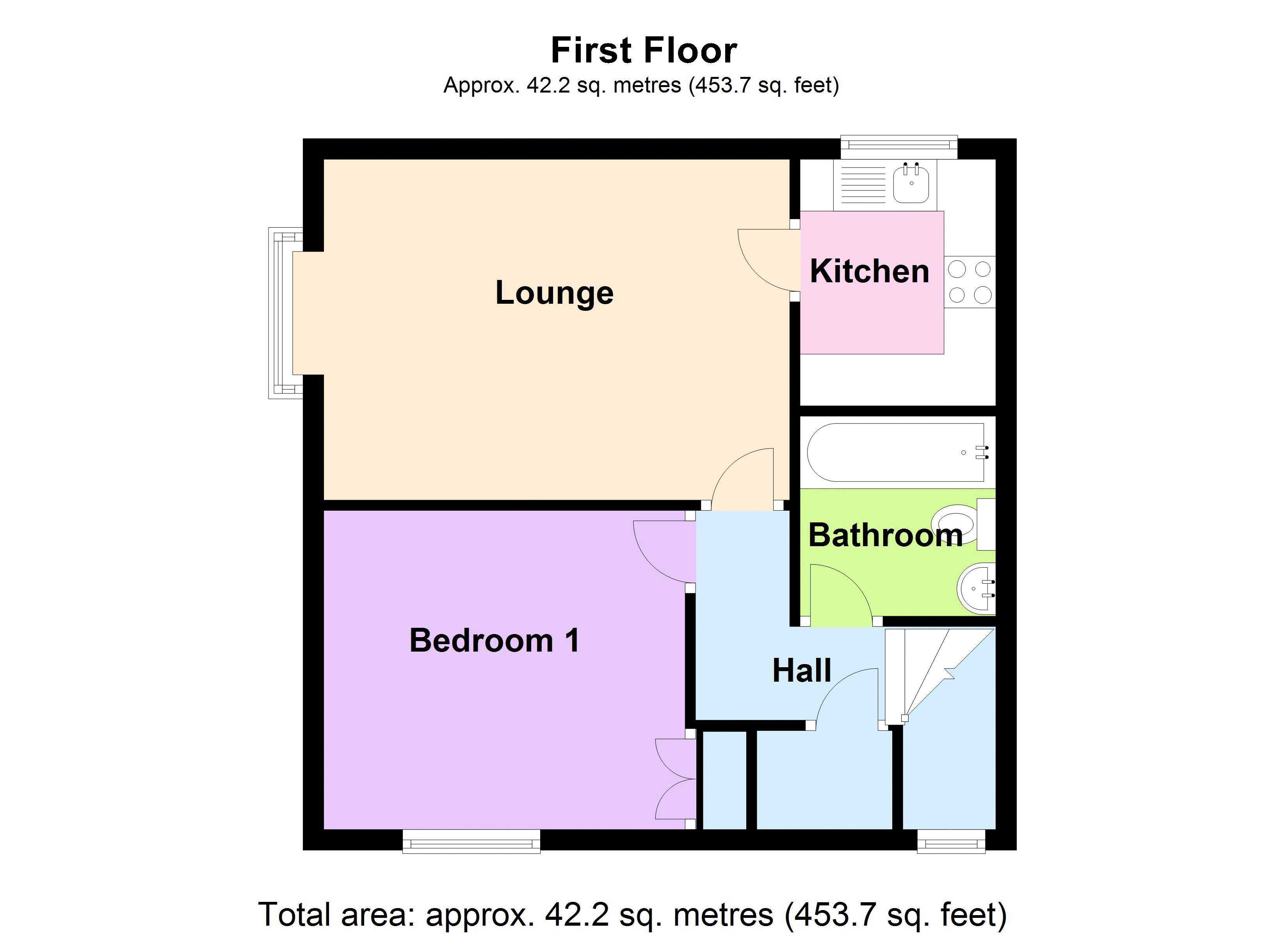 Flat 2 Southfield Court, Alma Street, Trowbridge floorplan