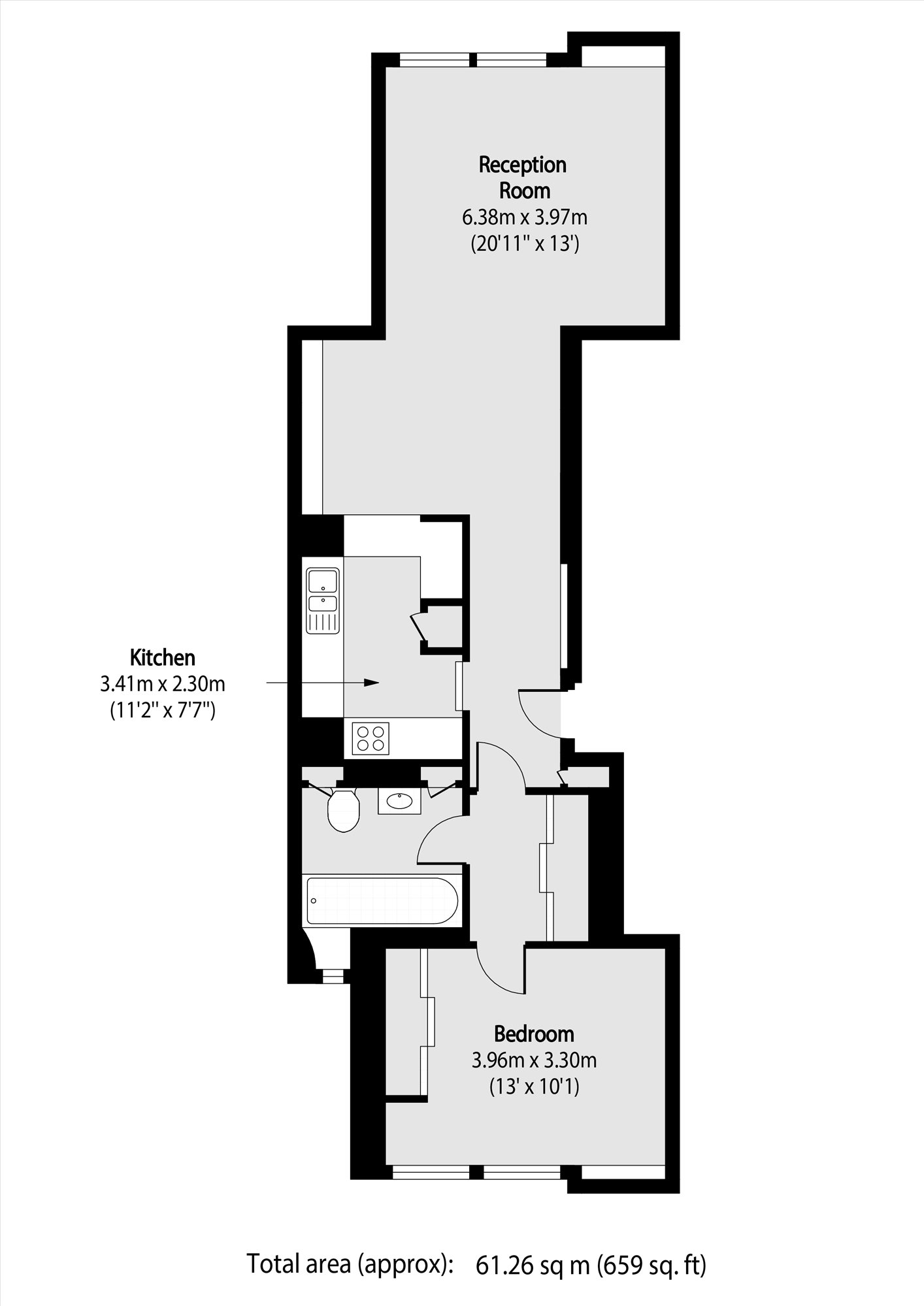 Flat 78, Thomas More House, Thomas More House, London floorplan