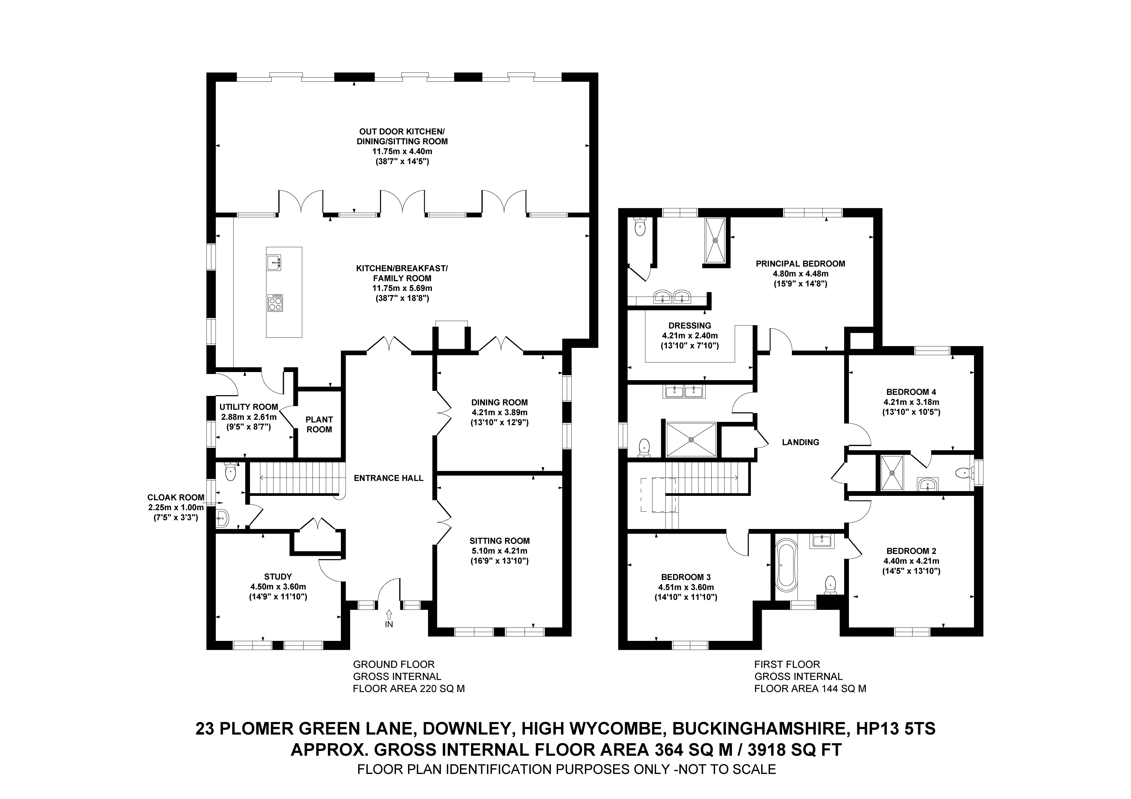 23, Plomer Green Lane, High Wycombe floorplan