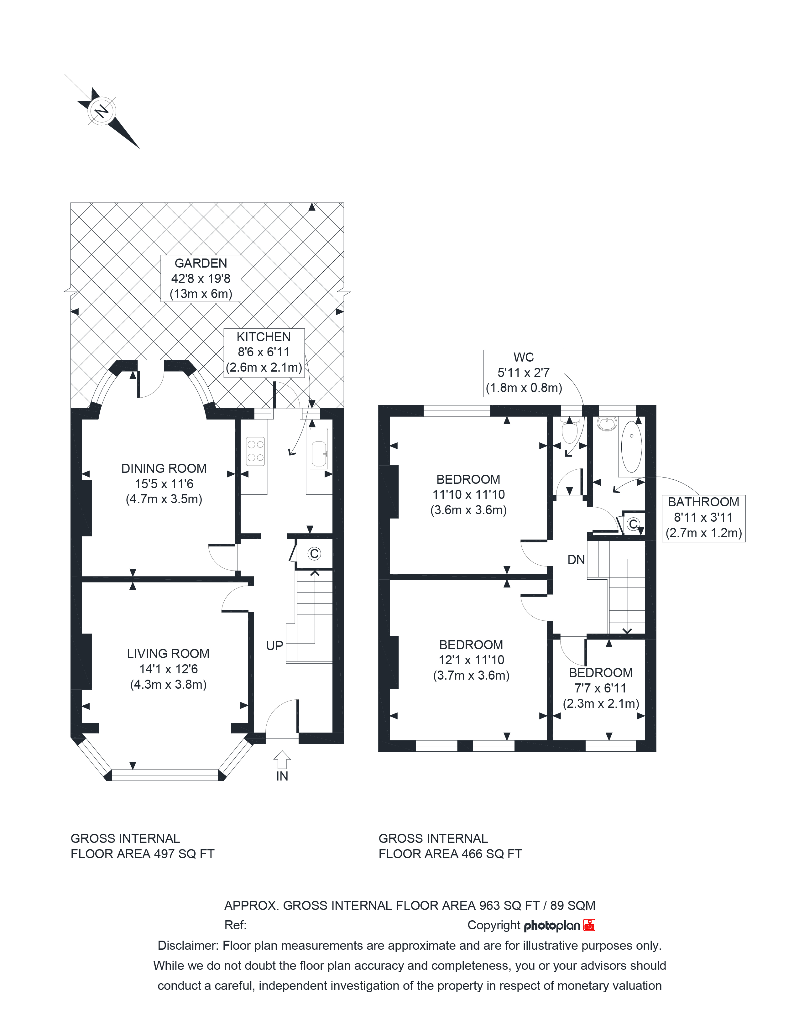 3 Bedrooms Flat to rent in Avondale Road, London N3