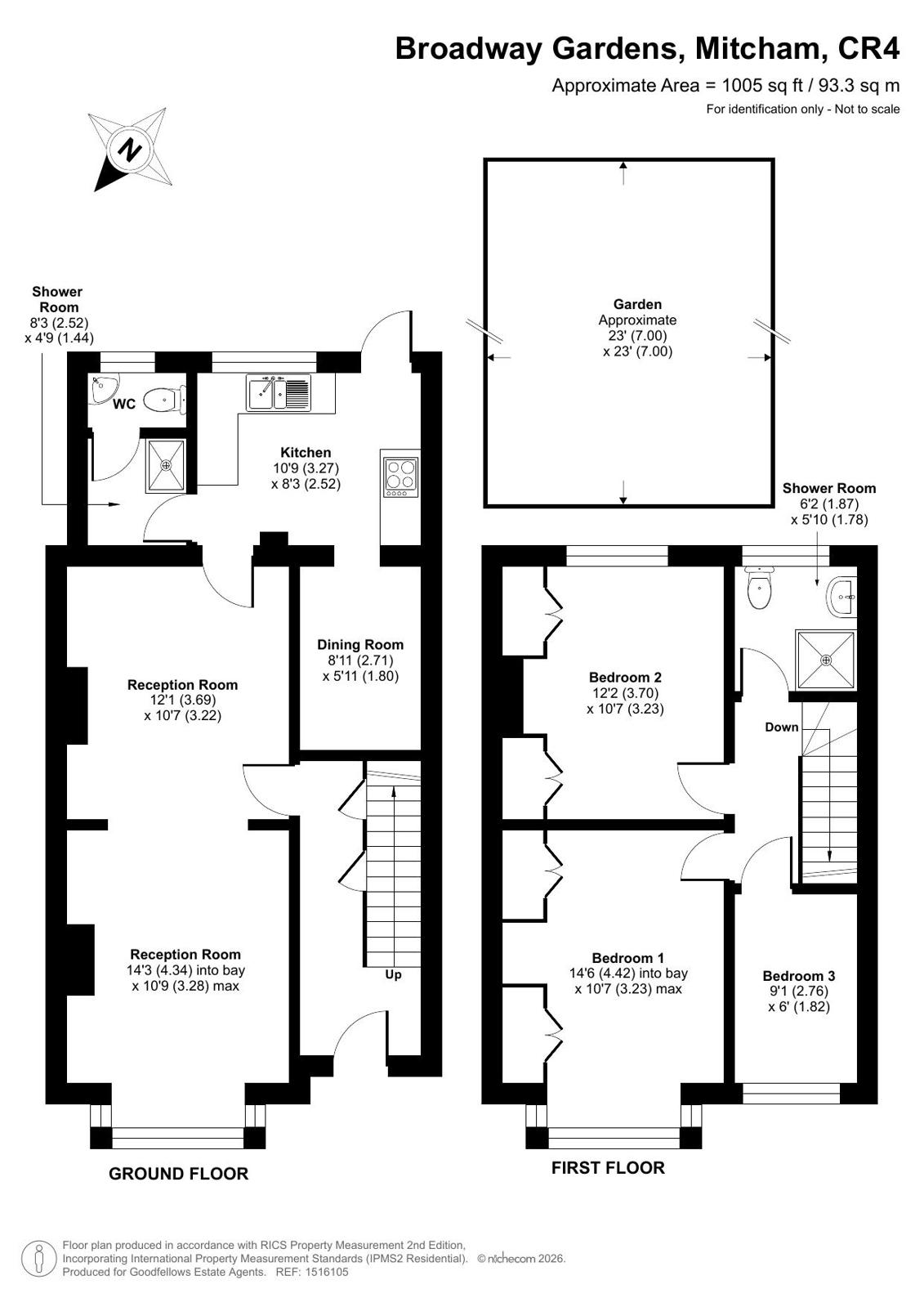 41, Broadway Gardens, Mitcham floorplan