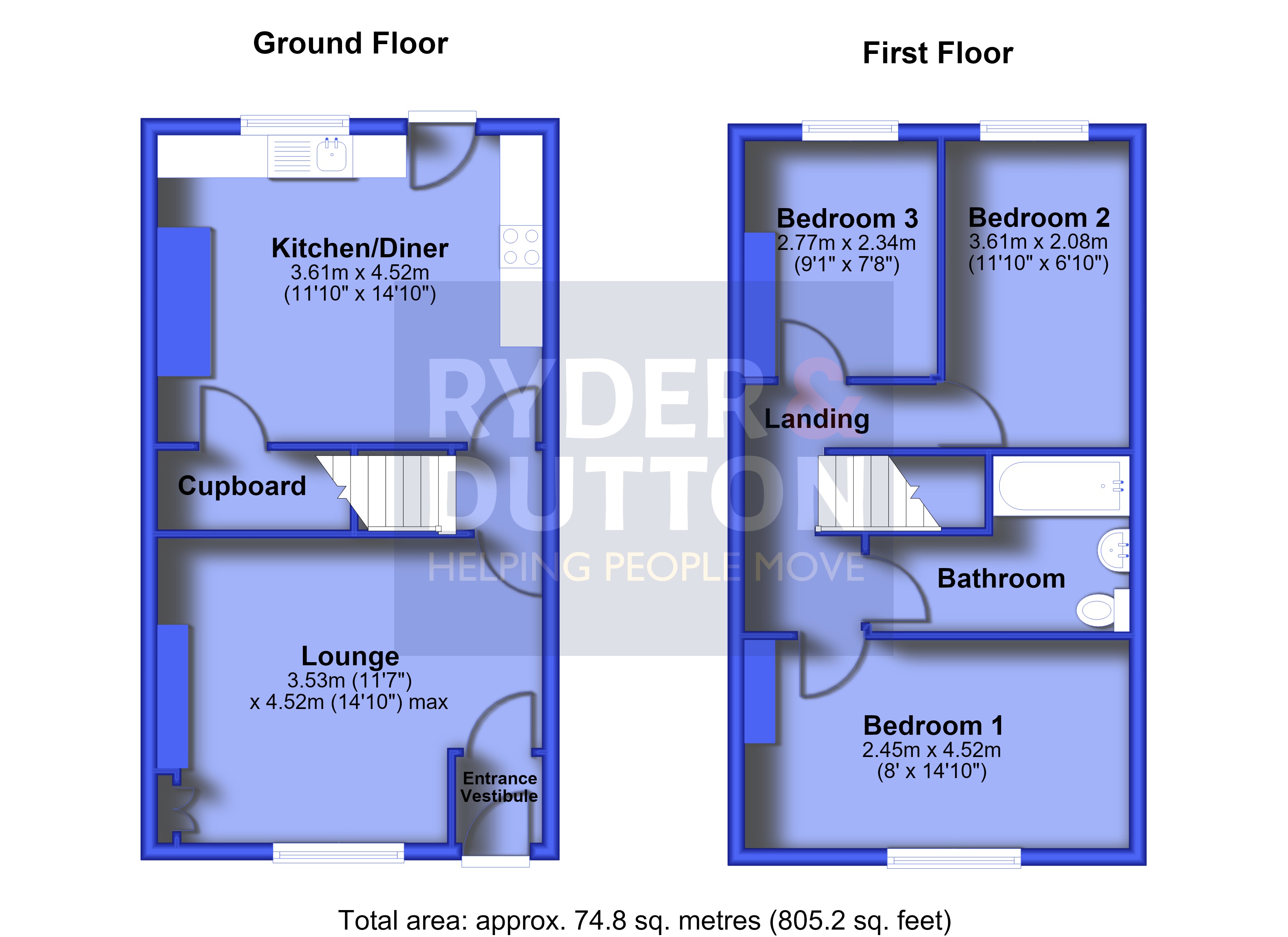 11, Waterfold Lane, Greater Manchester floorplan