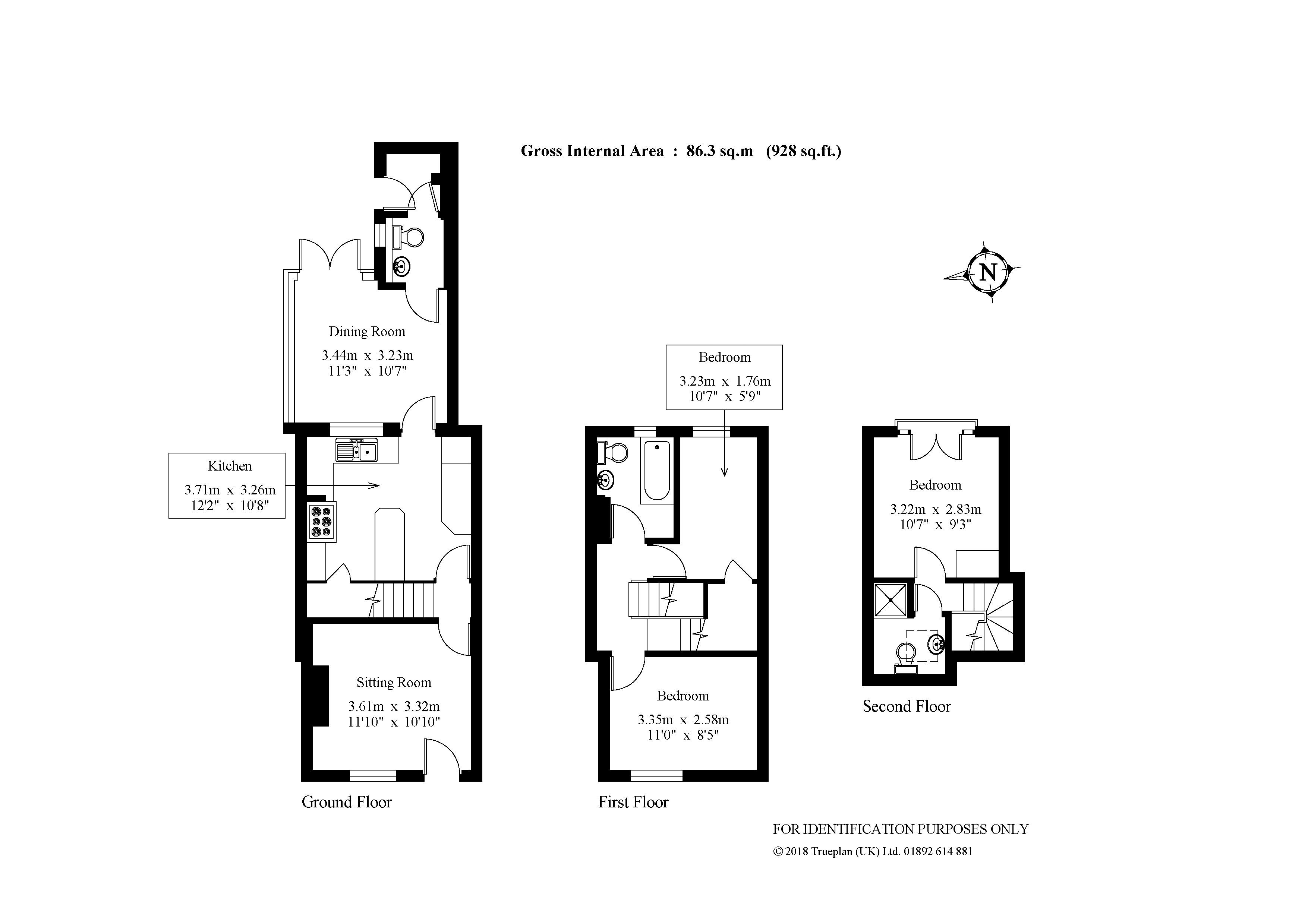 3 Bedrooms Terraced house for sale in Chapel Lane, Forest Row RH18