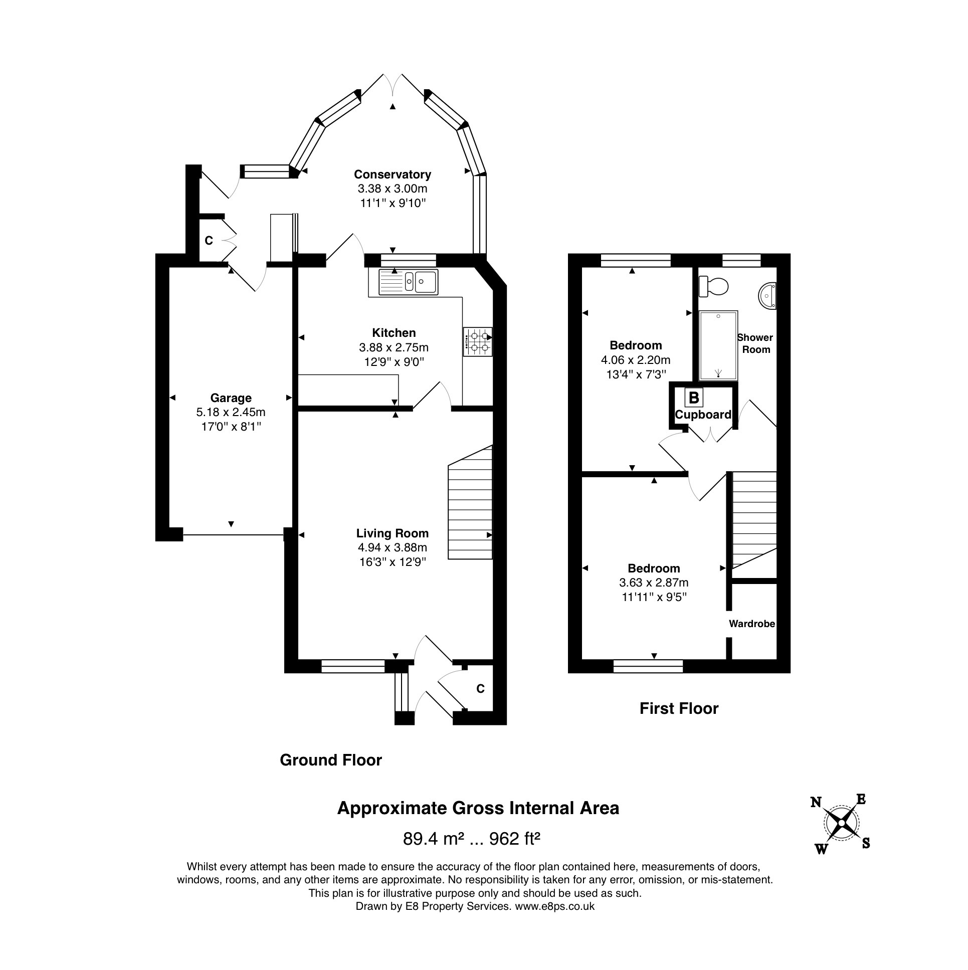 17, Denton Close, Oxford floorplan